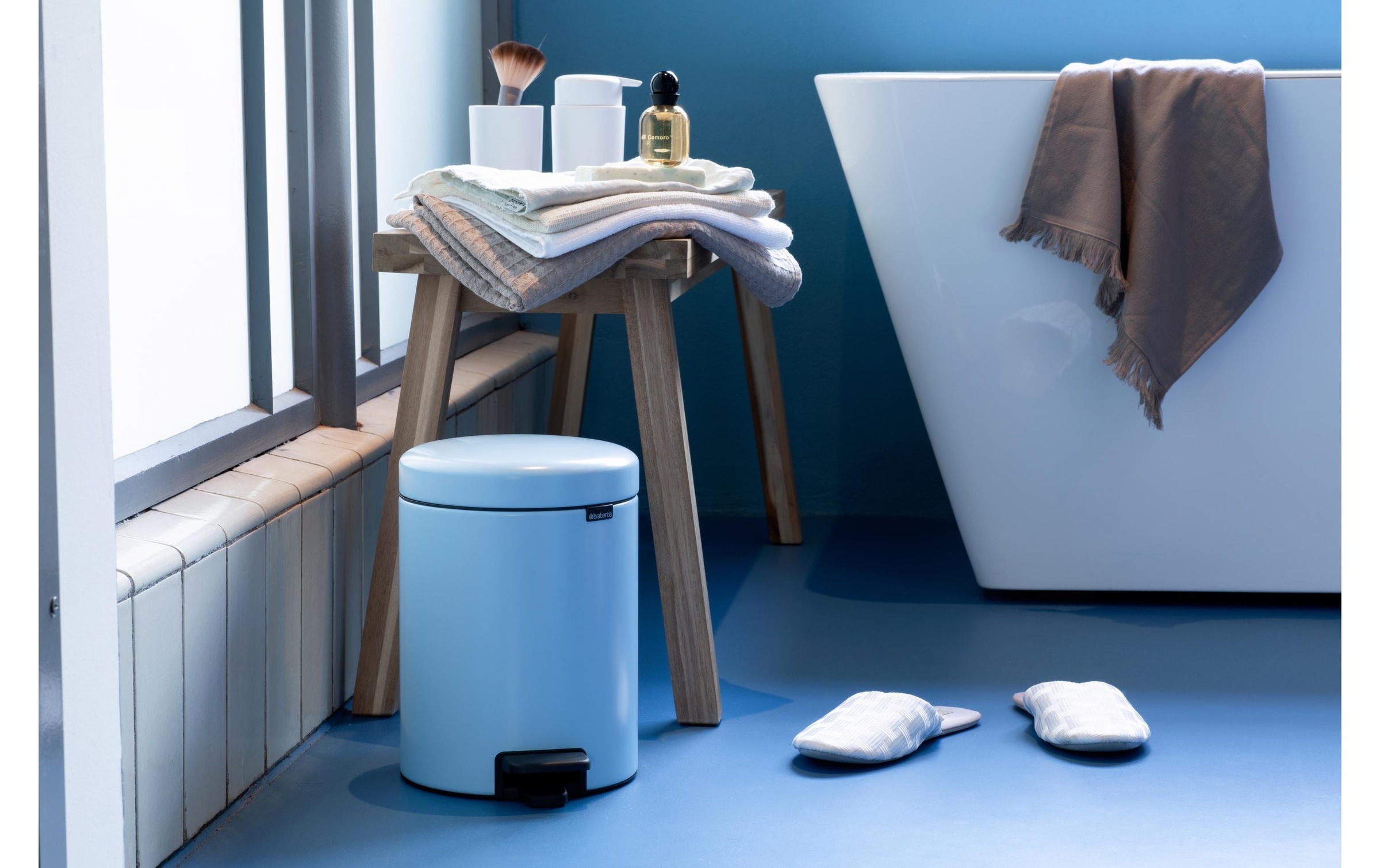 Brabantia Kosmetikeimer »NewIcon 5 l, Dreamy Blue«, 1 Behälter