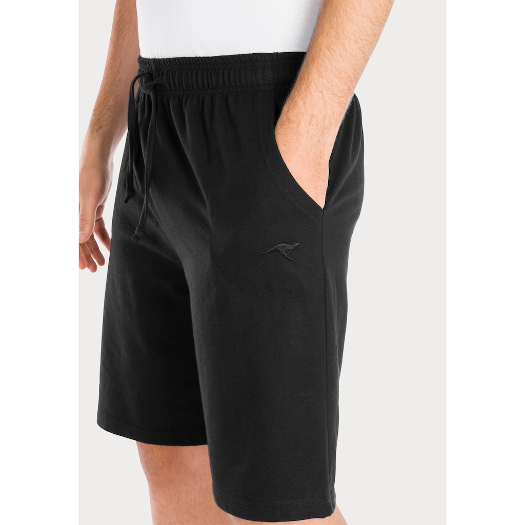 KangaROOS Sweatshorts »kurze Jogginghose«, aus weicher Sweatware mit Kordel