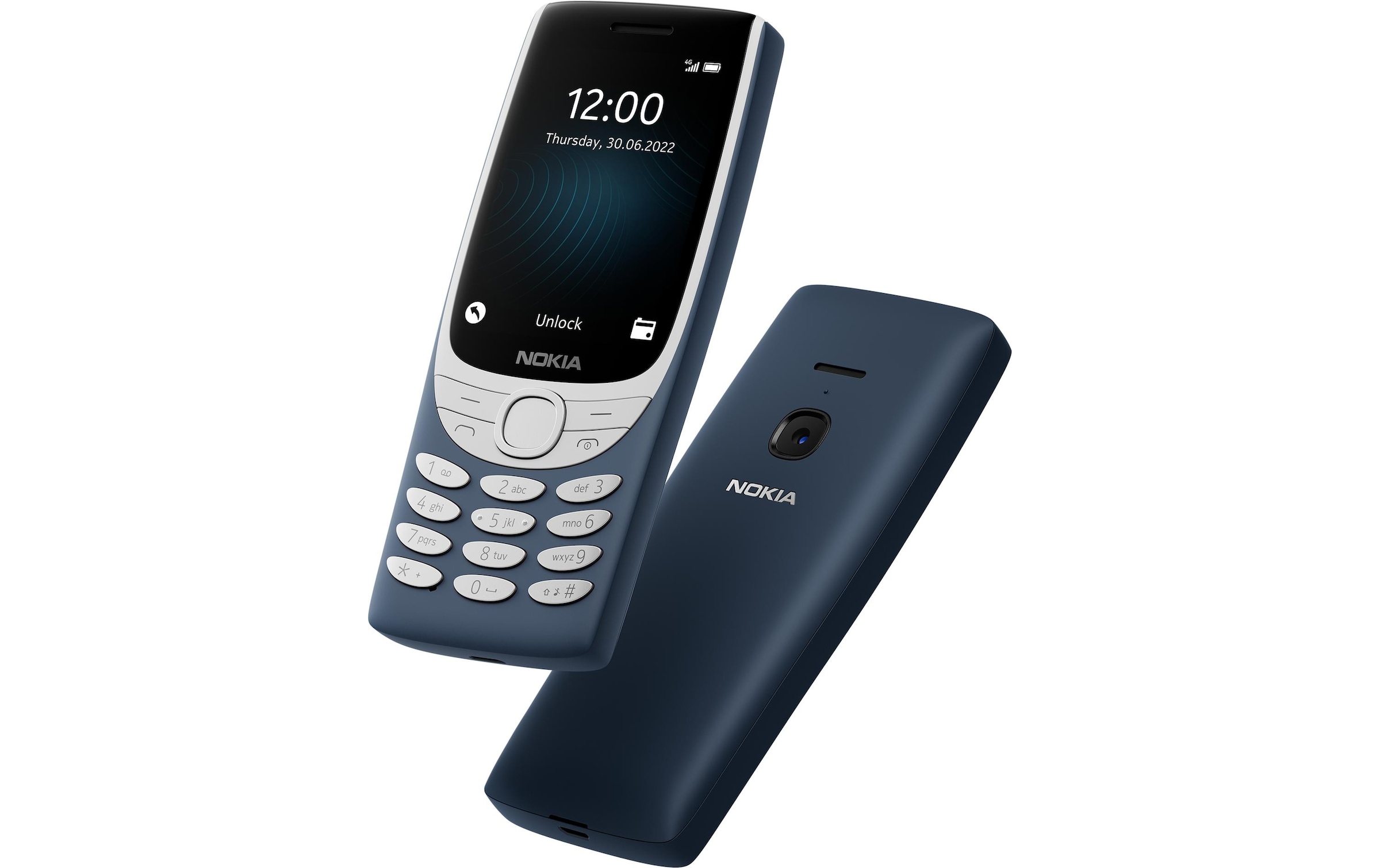 Nokia Smartphone »8210 4G blau«, Blau, 7,08 cm/2,8 Zoll, 128 GB Speicherplatz, 0,3 MP Kamera