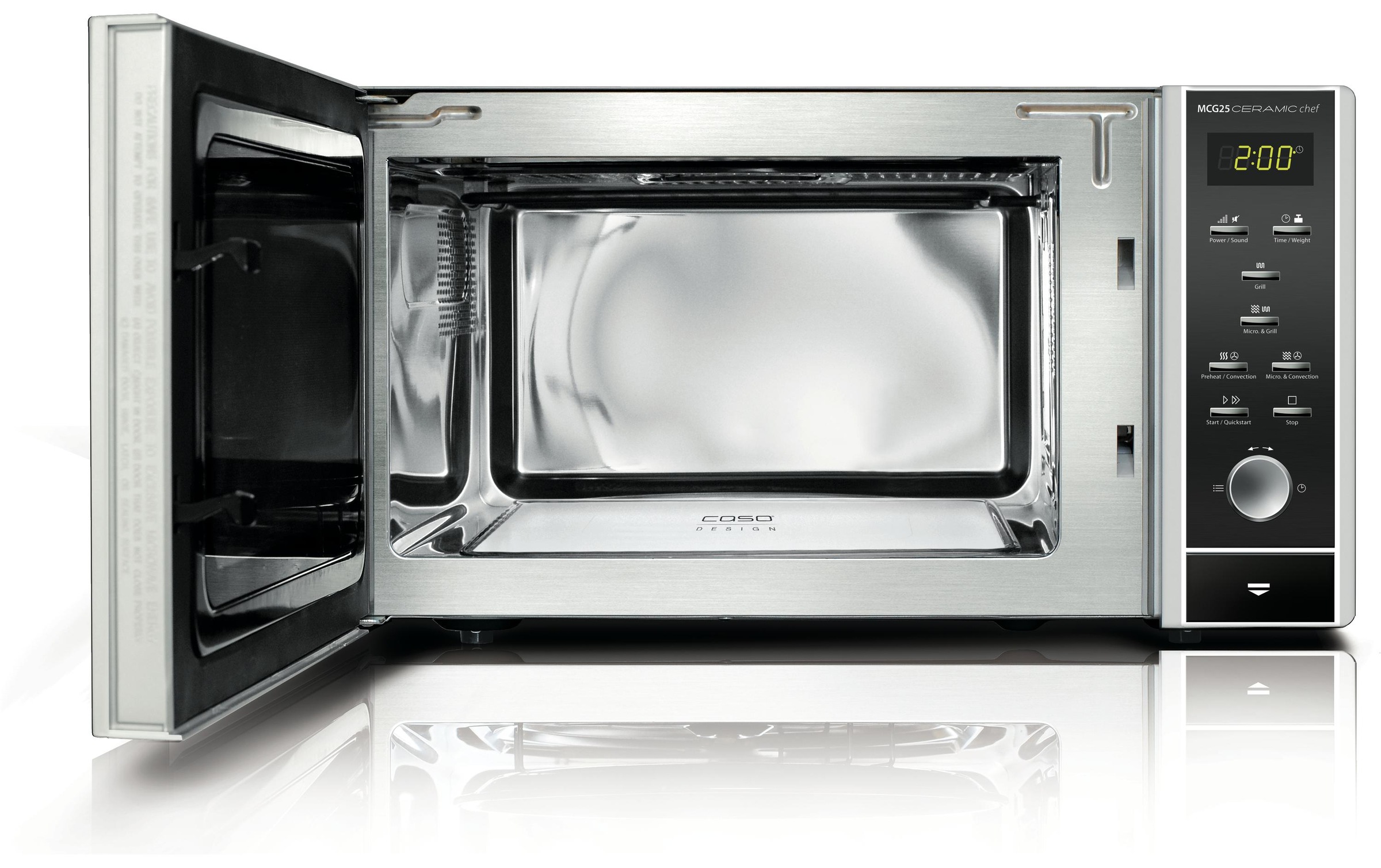 Caso Mikrowelle »MCG 25 Ceramic Chef«, 900 W