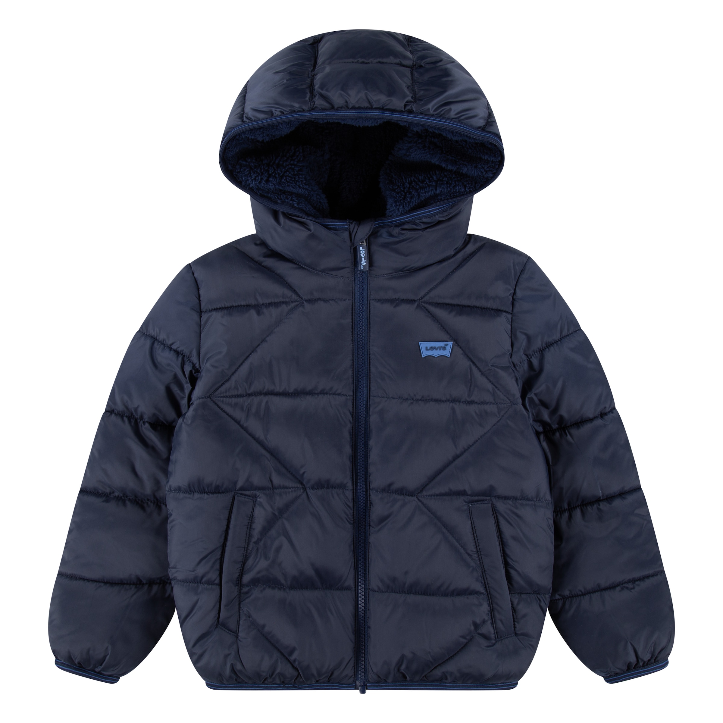 Levi's® Kids Steppjacke »LVB SHERPA LINED PUFFER JKT« mit Kapuze Winterjacke for BOYS mit Kapuze
