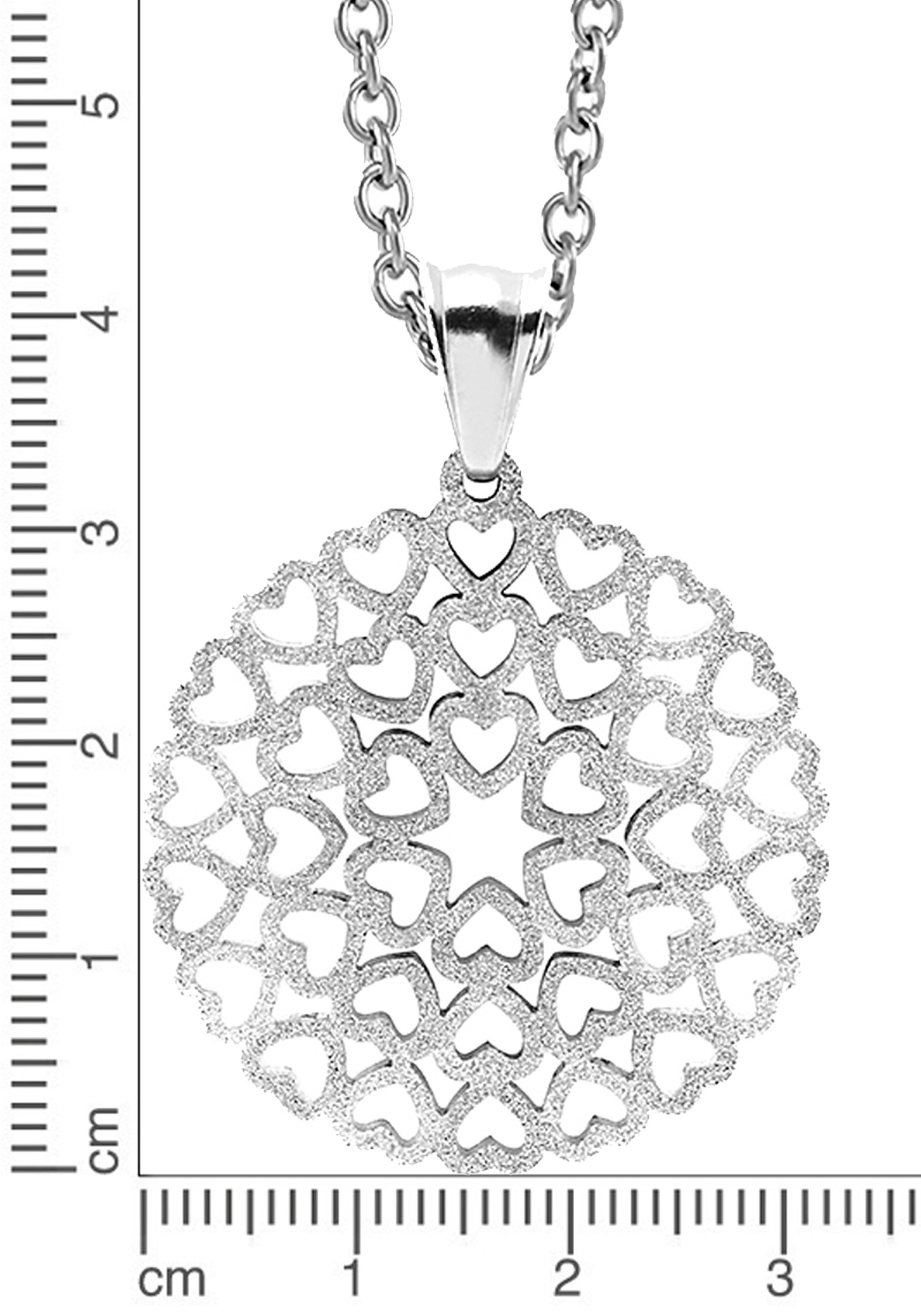 Firetti Kette mit Anhänger "Schmuck Geschenk Herzen"