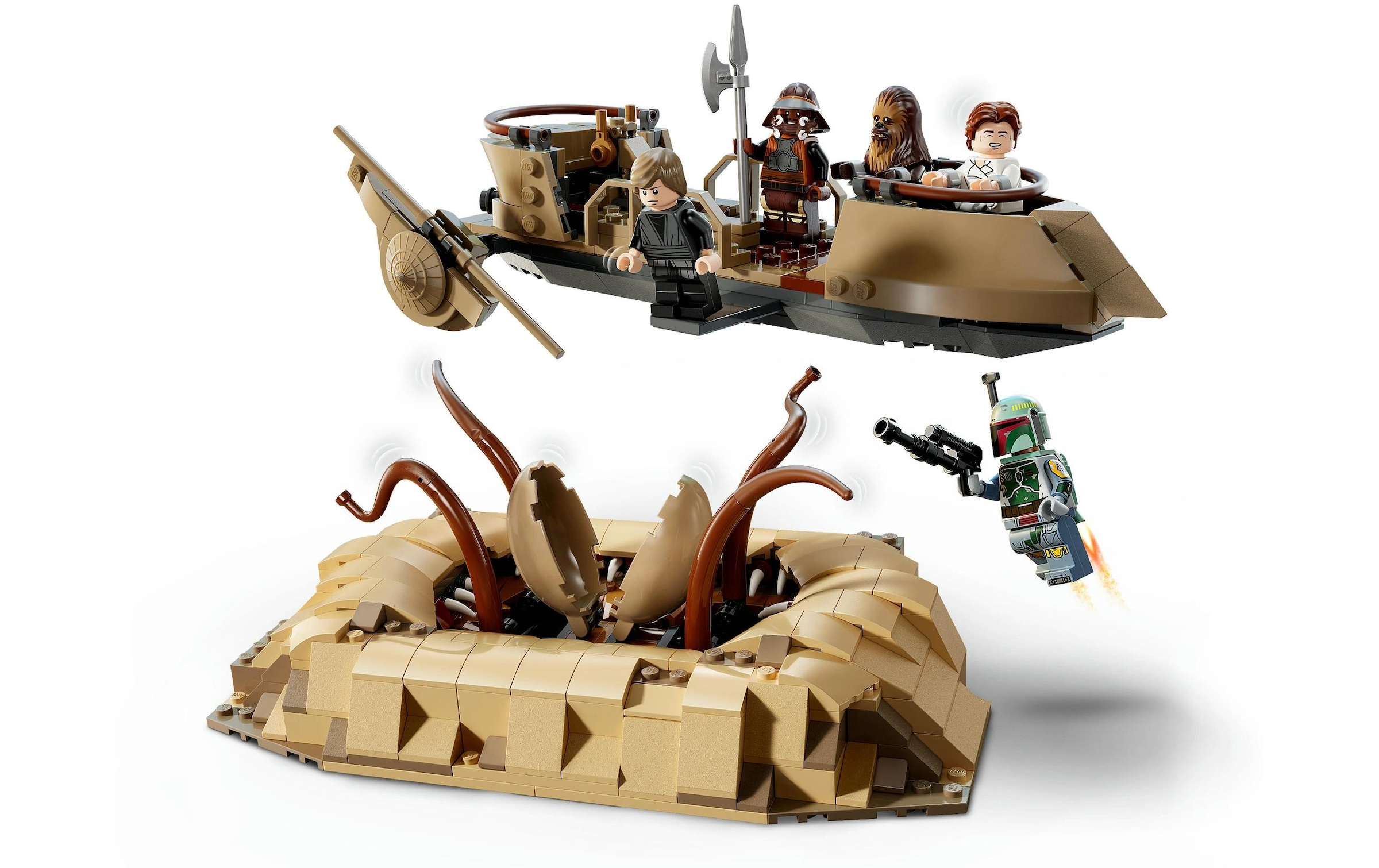 LEGO® Konstruktionsspielsteine »Star Wars Wüsten-Skiff und Sarlacc-Grube 75396«, (558 St.)