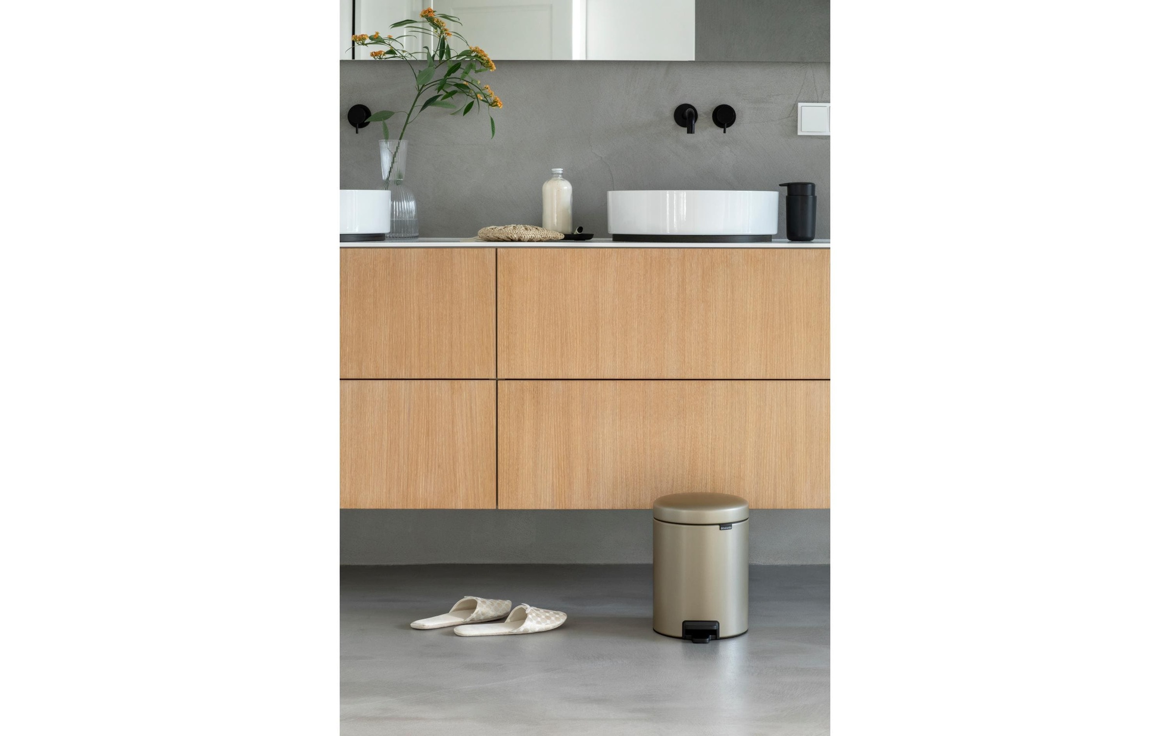 Brabantia Kosmetikeimer »NewIcon 5 l, Champagner«, 1 Behälter
