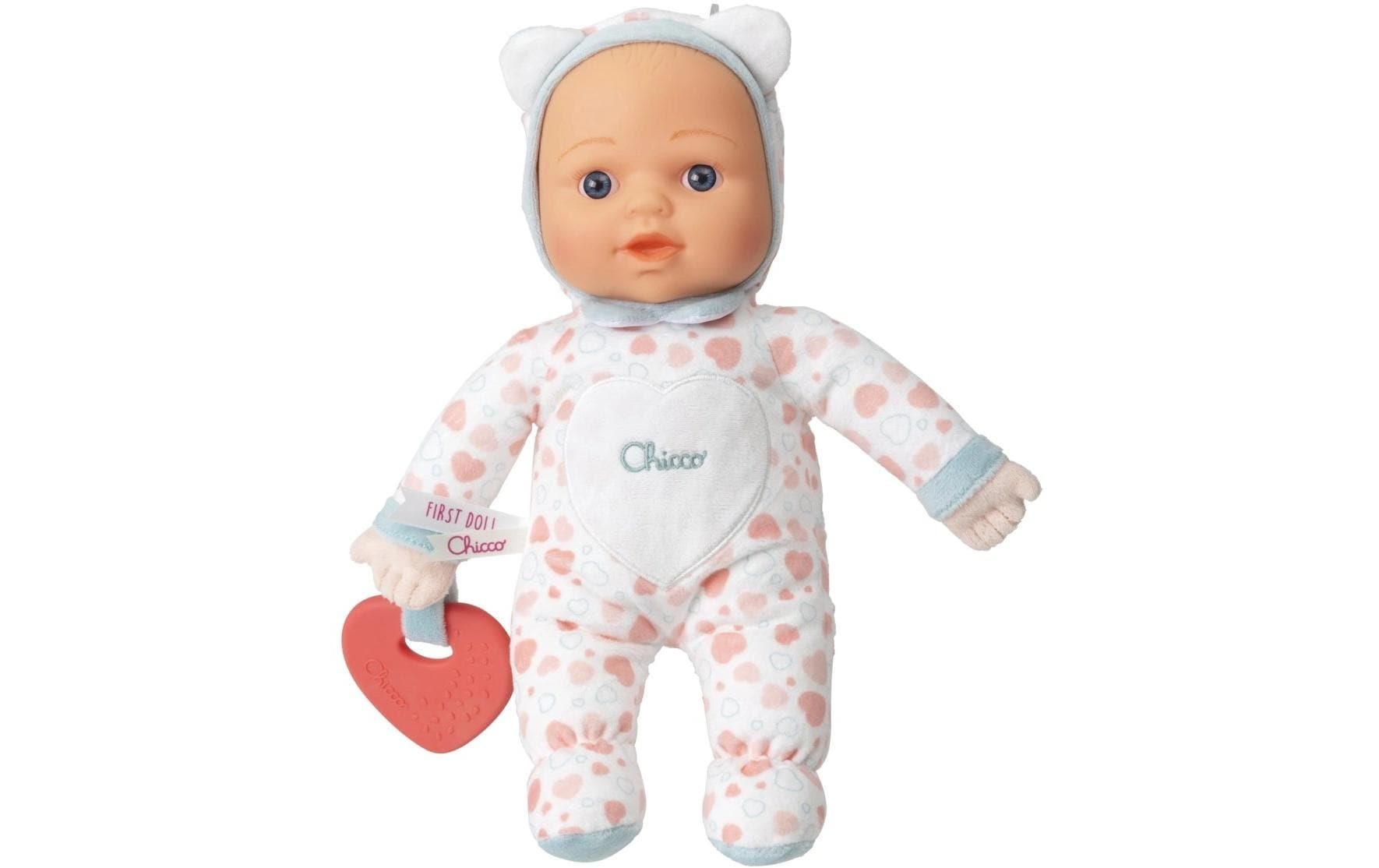 Chicco Rosa Weiß Babypuppe "My First Doll Fantasy"