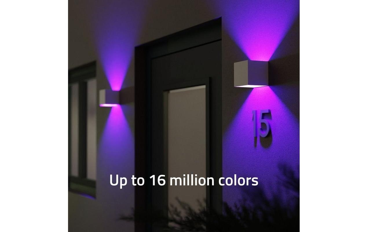 Hombli LED Gartenleuchte »hombli Smart Wall Light 2 x 3W RGB+CCT«, 2 flammig