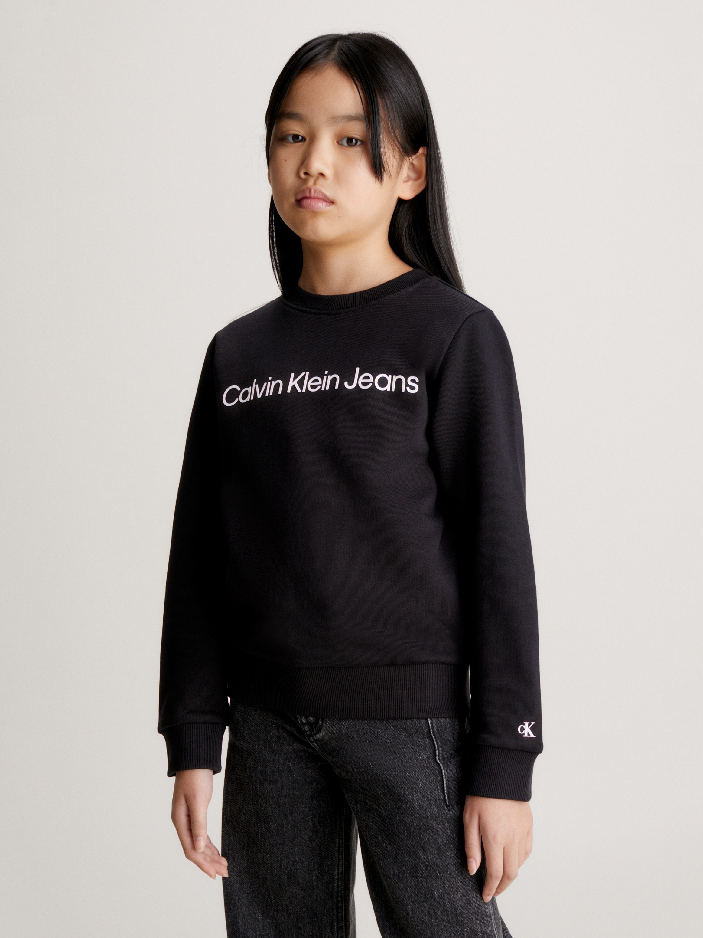 Calvin Klein Jeans Sweatshirt »INST. LOGO REGULAR CN«, für Kinder bis 16 Jahre