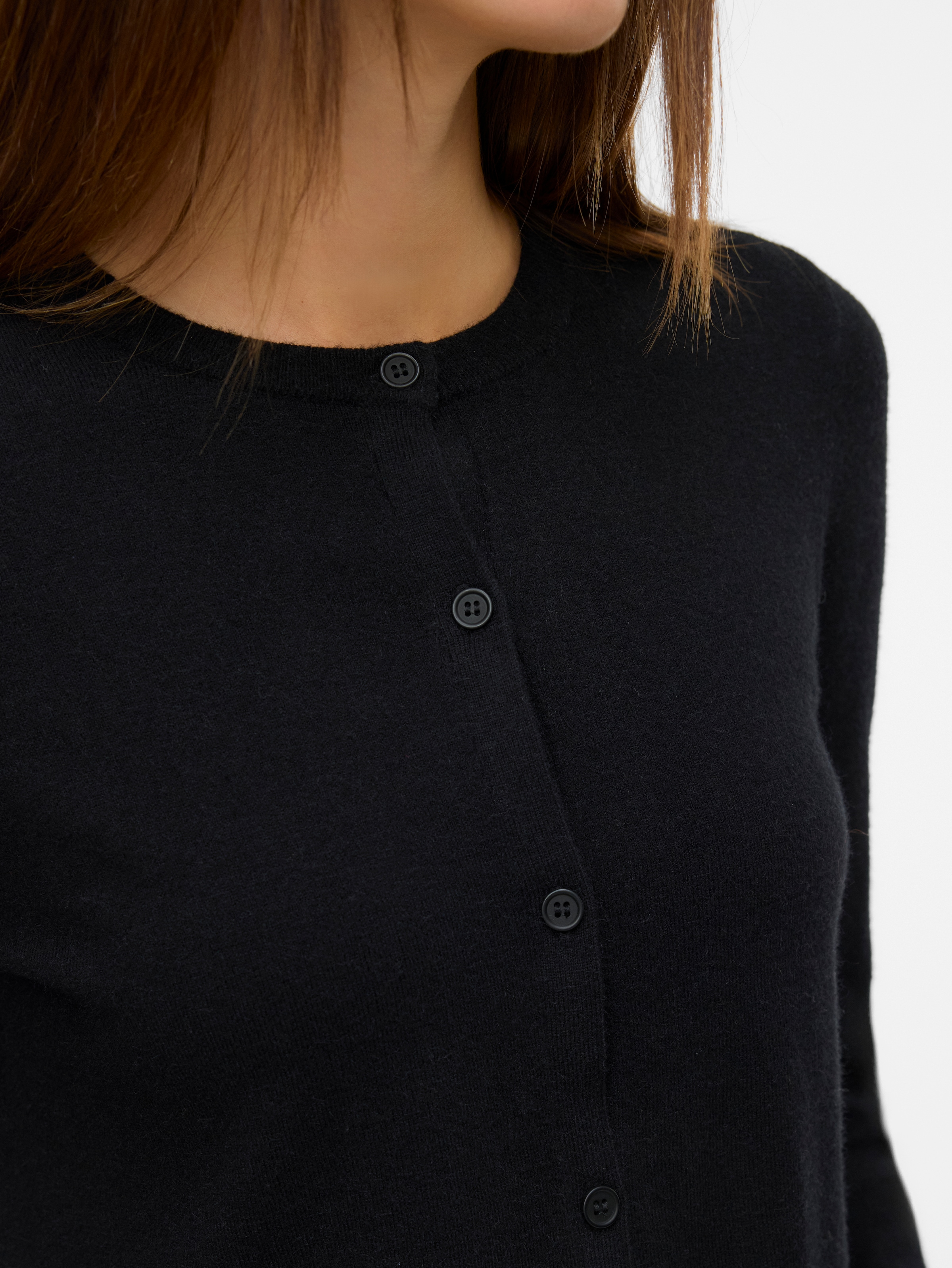 Vero Moda Strickjacke »VMVICKY LS O-NECK BUTTON CARDIGAN NOOS«