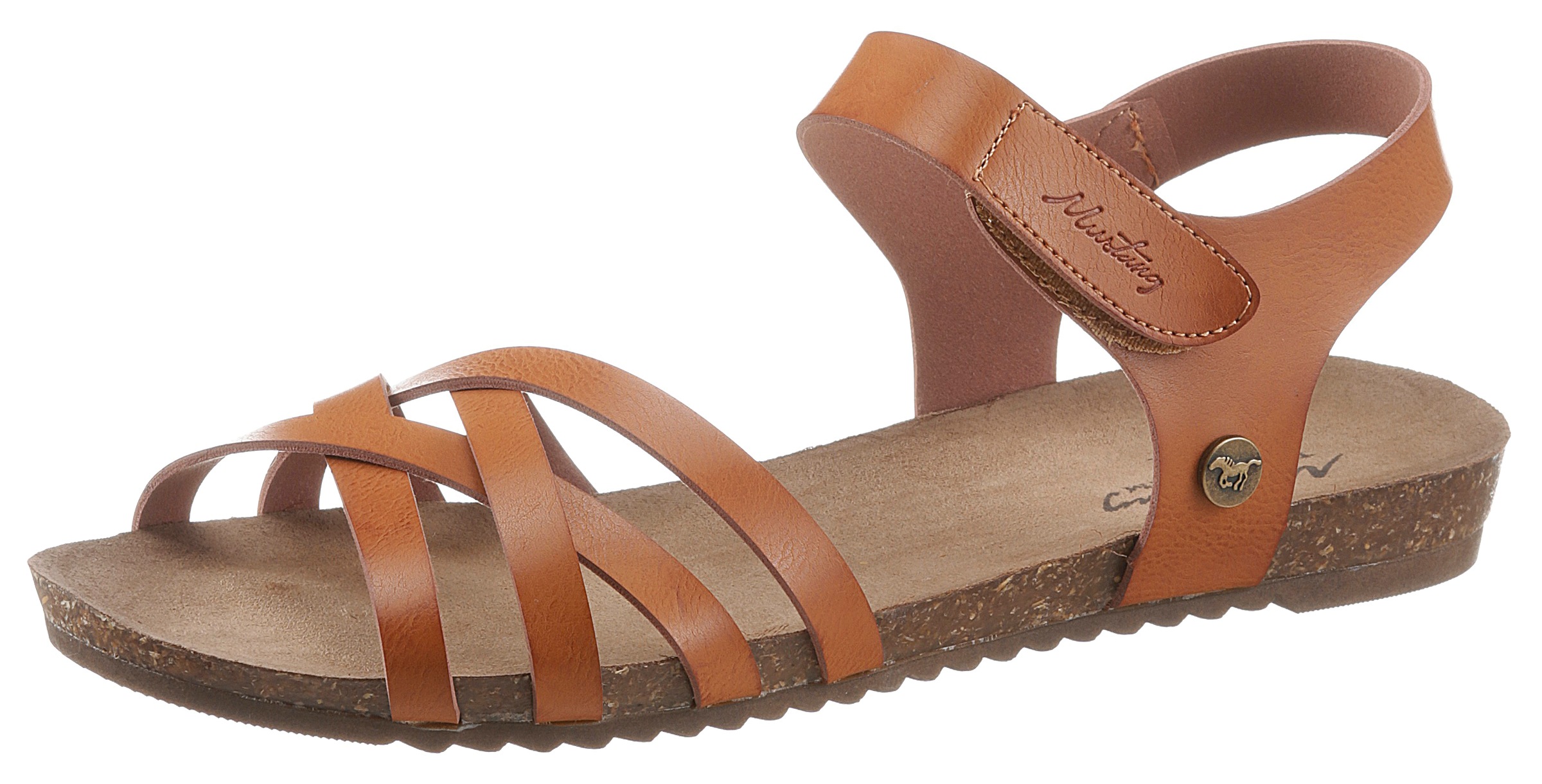 Mustang Shoes Riemchensandale, mit Klettverschluss-Riemchen kaufen