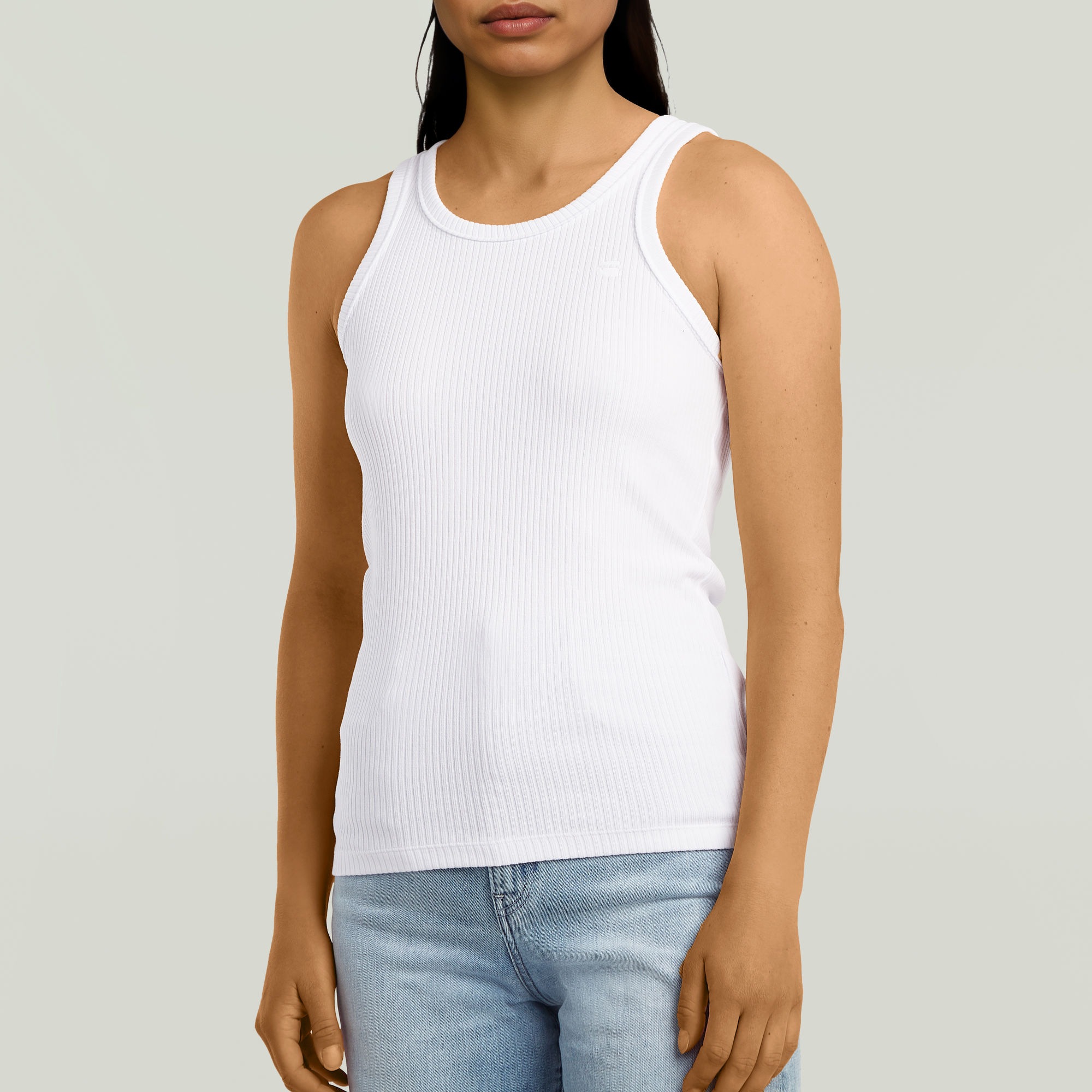G-STAR Tanktop »Ribbed Tanktop« mit breiten Trägern