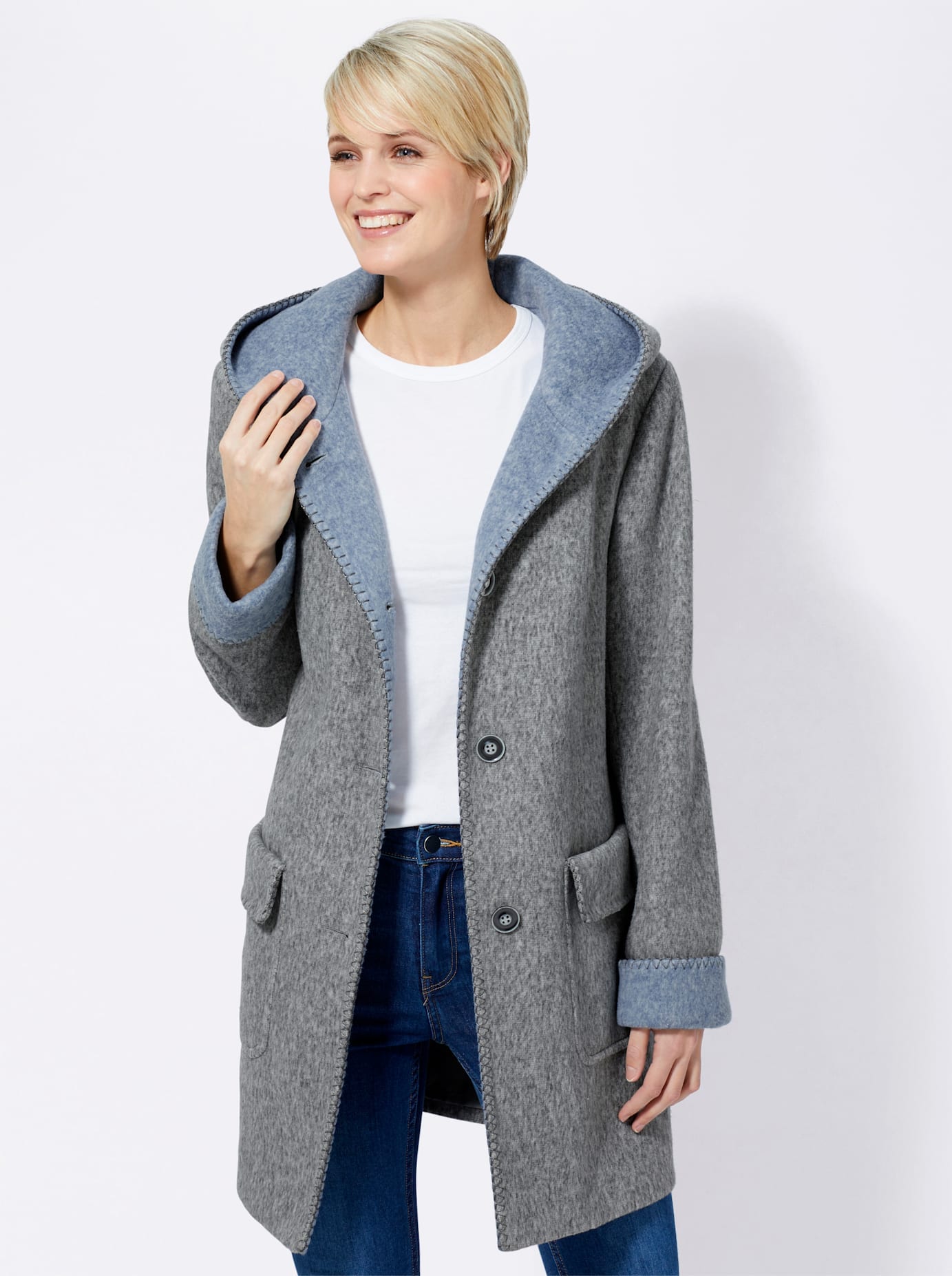Casual Looks Anorak, mit Kapuze