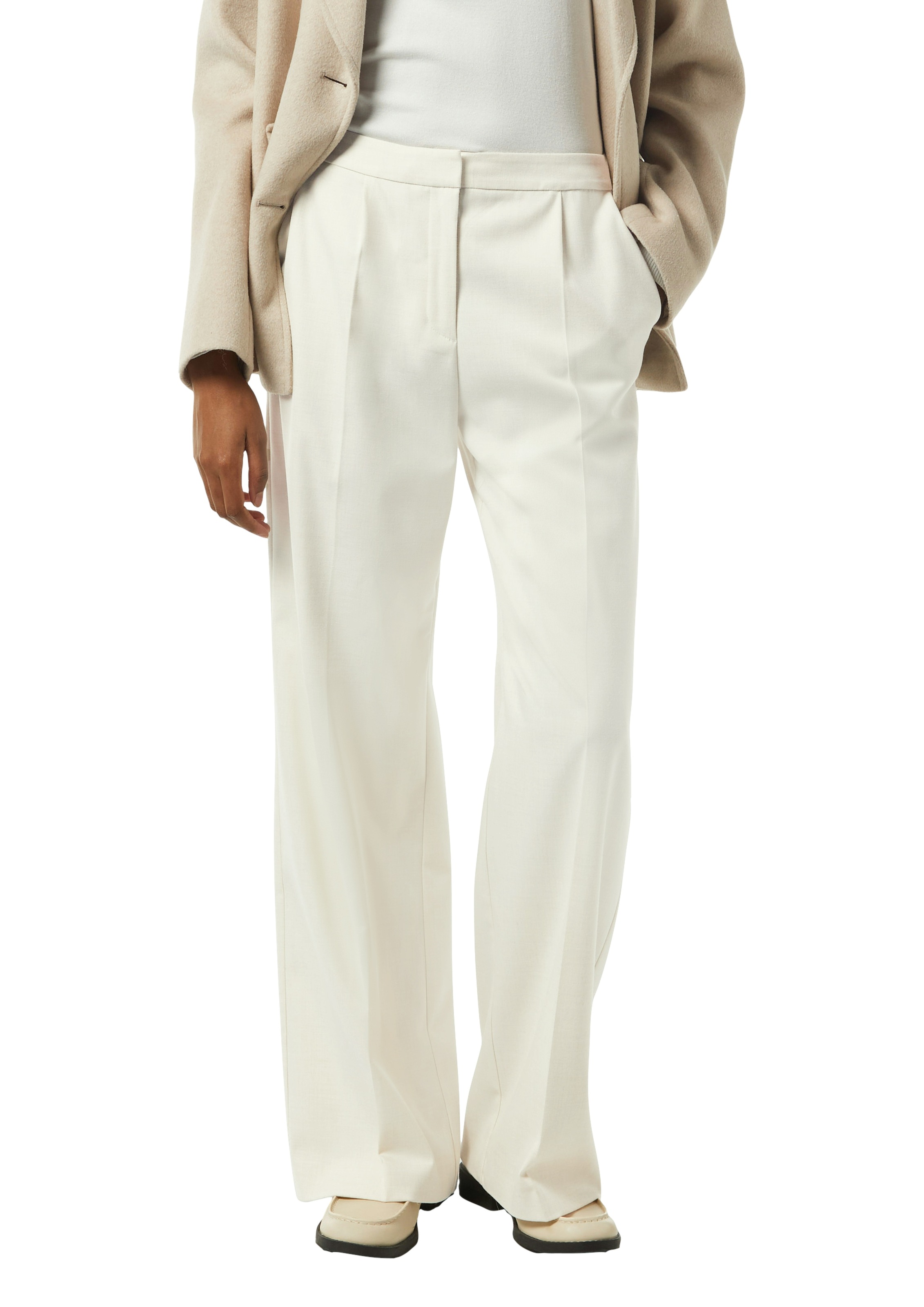 Comma Stoffhose Sommerhose mit weitem Bein