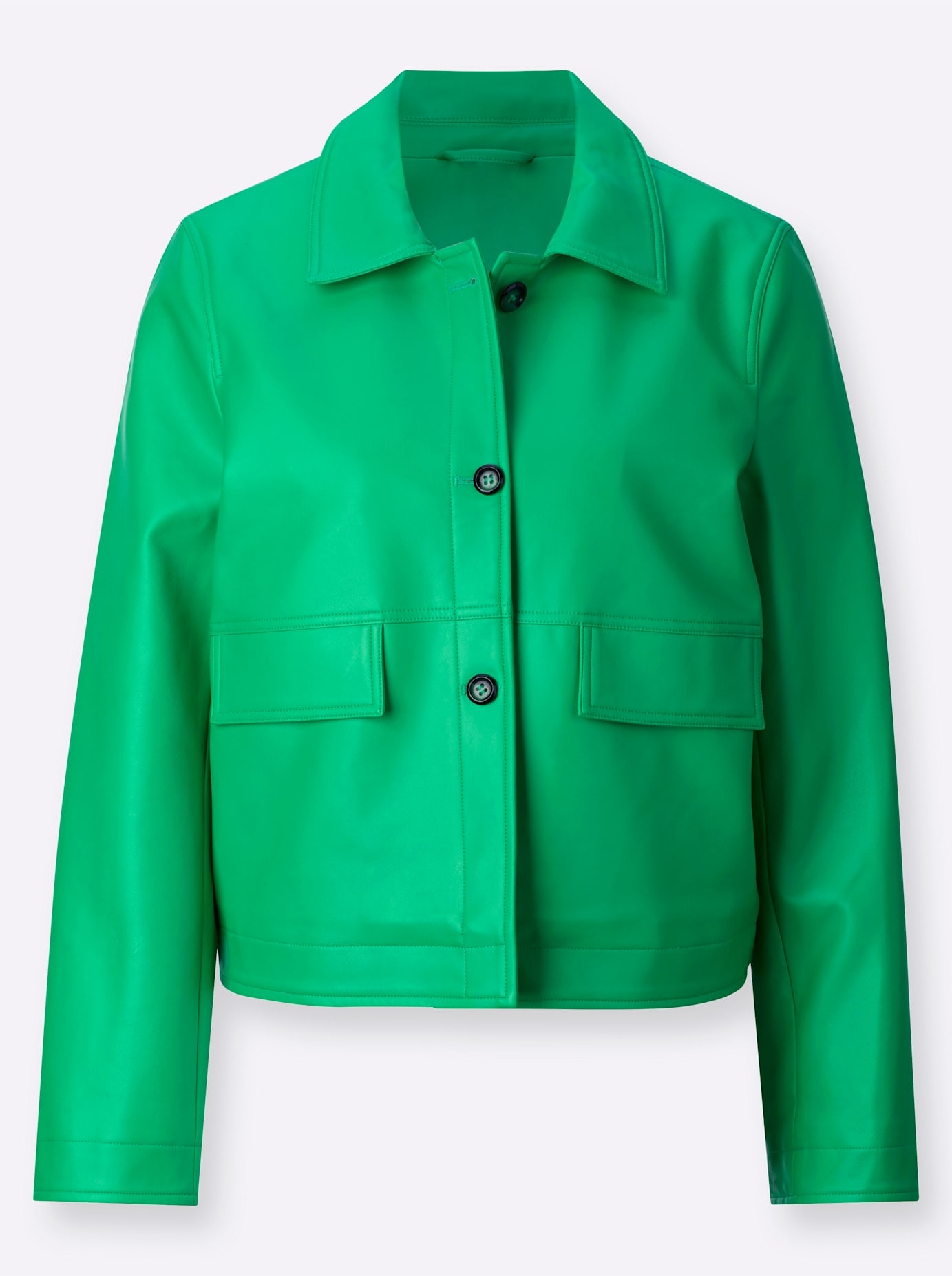 Inspirationen Lederimitatjacke, ohne Kapuze