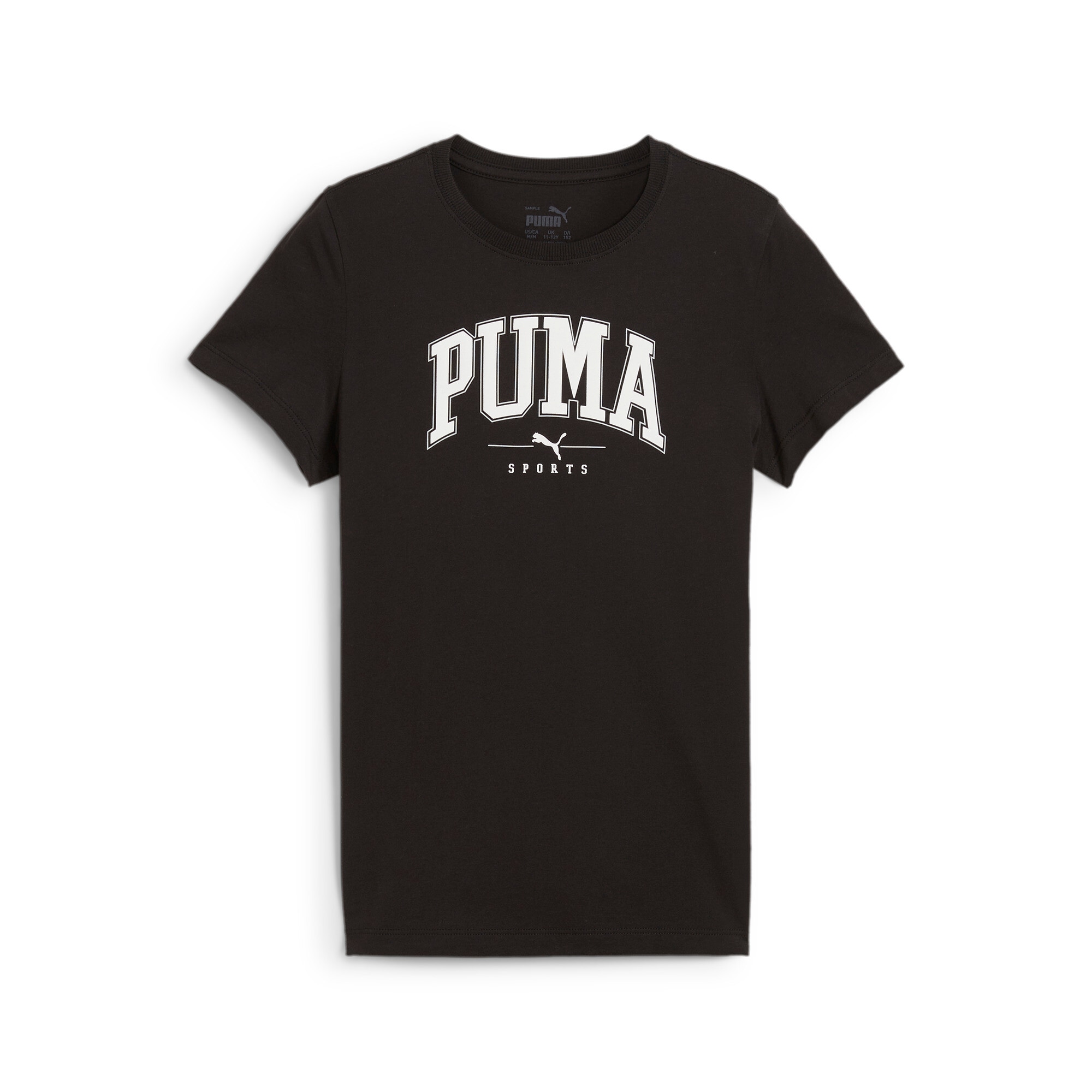 PUMA T-Shirt »SQUAD TEE G« Regular Fit, sportlicher Stil, mit Wildleder-Puffdruck