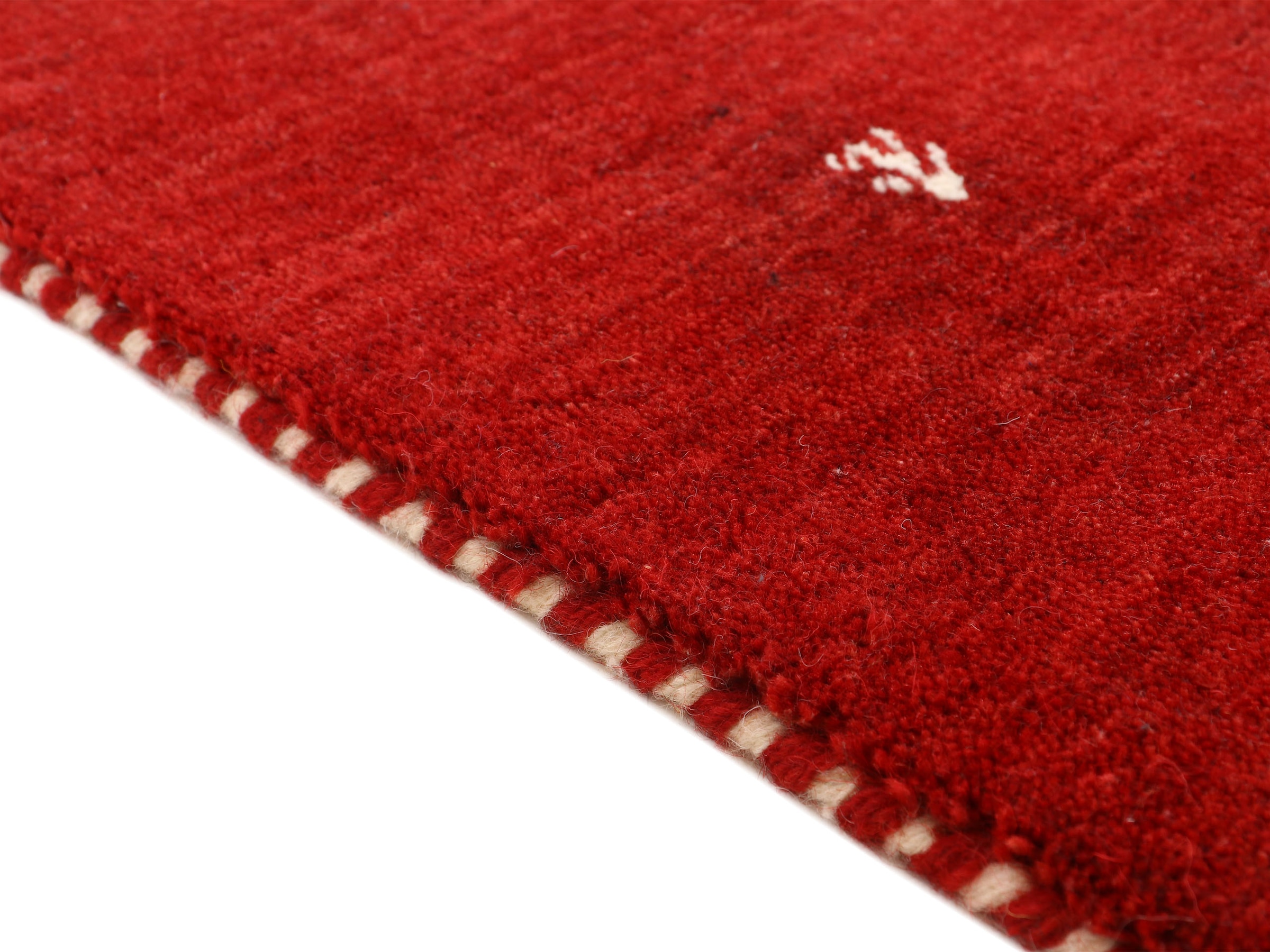 carpetfine Wollteppich »Gabbeh-Uni«, quadratisch, 15 mm Höhe, reine Wolle, handgewebt, Gabbeh Loom Tiermotiv, Sonderform Quadrat