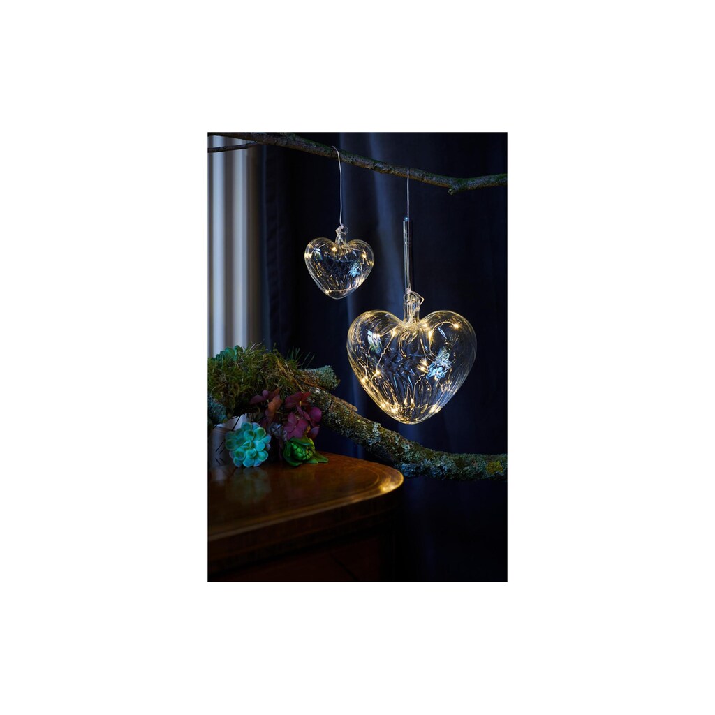 Sirius Weihnachtsbaumkugel »LED Weihnachtskugel Wave Herz klein«