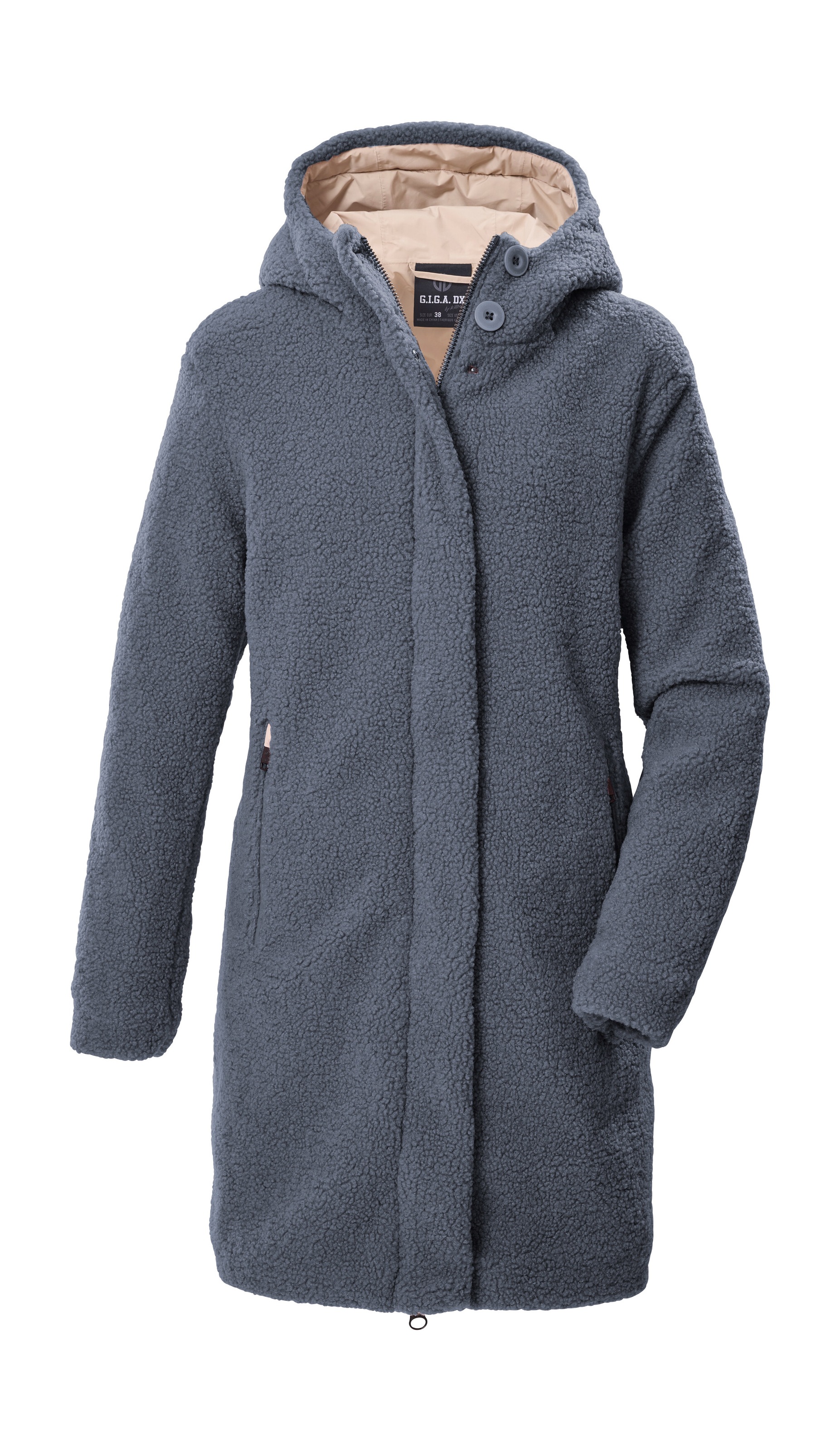 G.I.G.A. DX by killtec Parka "GW 95 WMN PRK" Wasserdichte Scherpa-Jacke mit 2-Wege-Reissverschluss