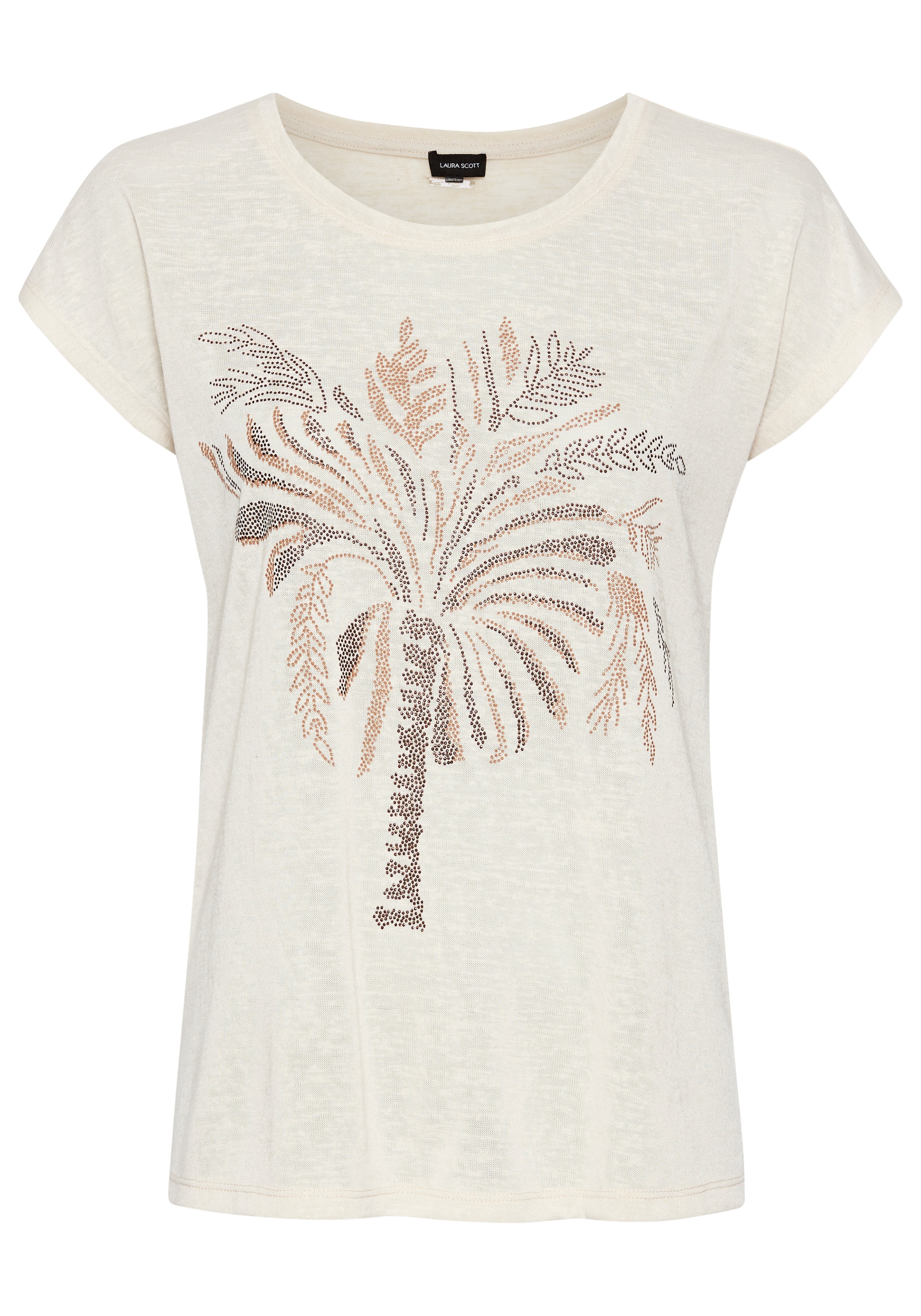 Laura Scott T-Shirt, mit Glitzerdurck