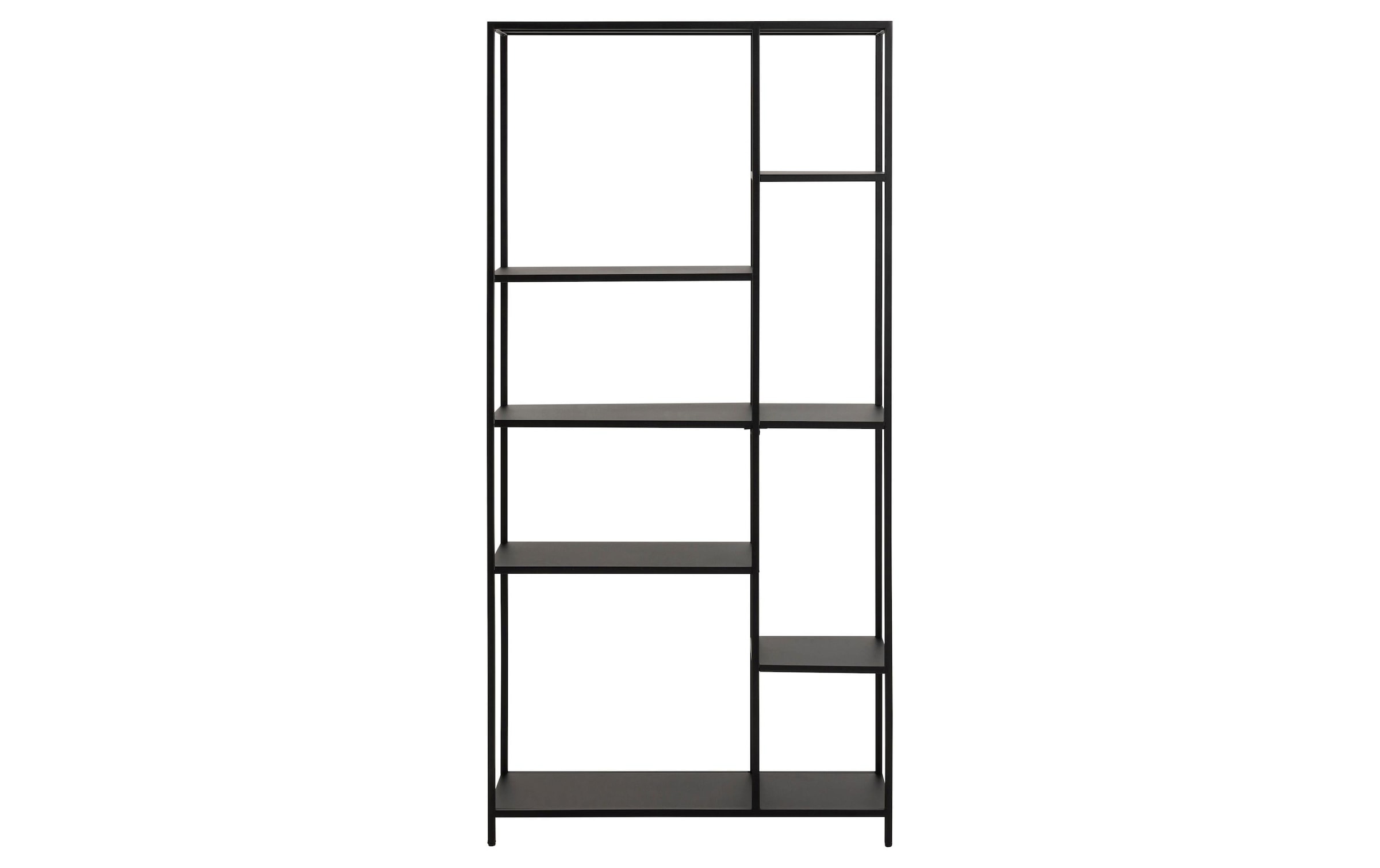 AC Design Regal »Newcastle 79,5 x 30 x 165 cm, Schwarz«