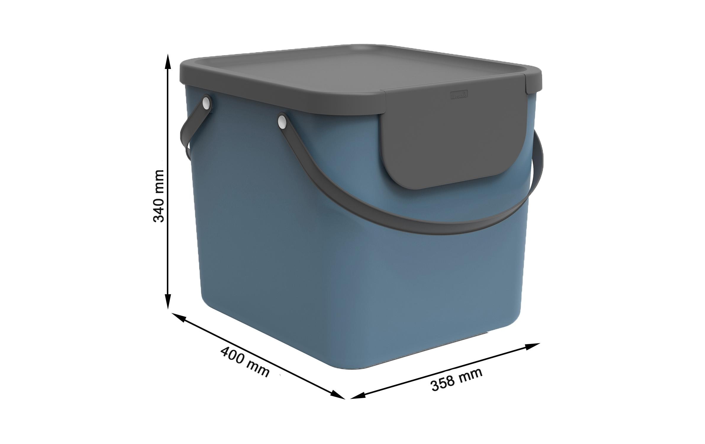 ROTHO Mülltrennsystem »40L Albula«, 1 Behälter