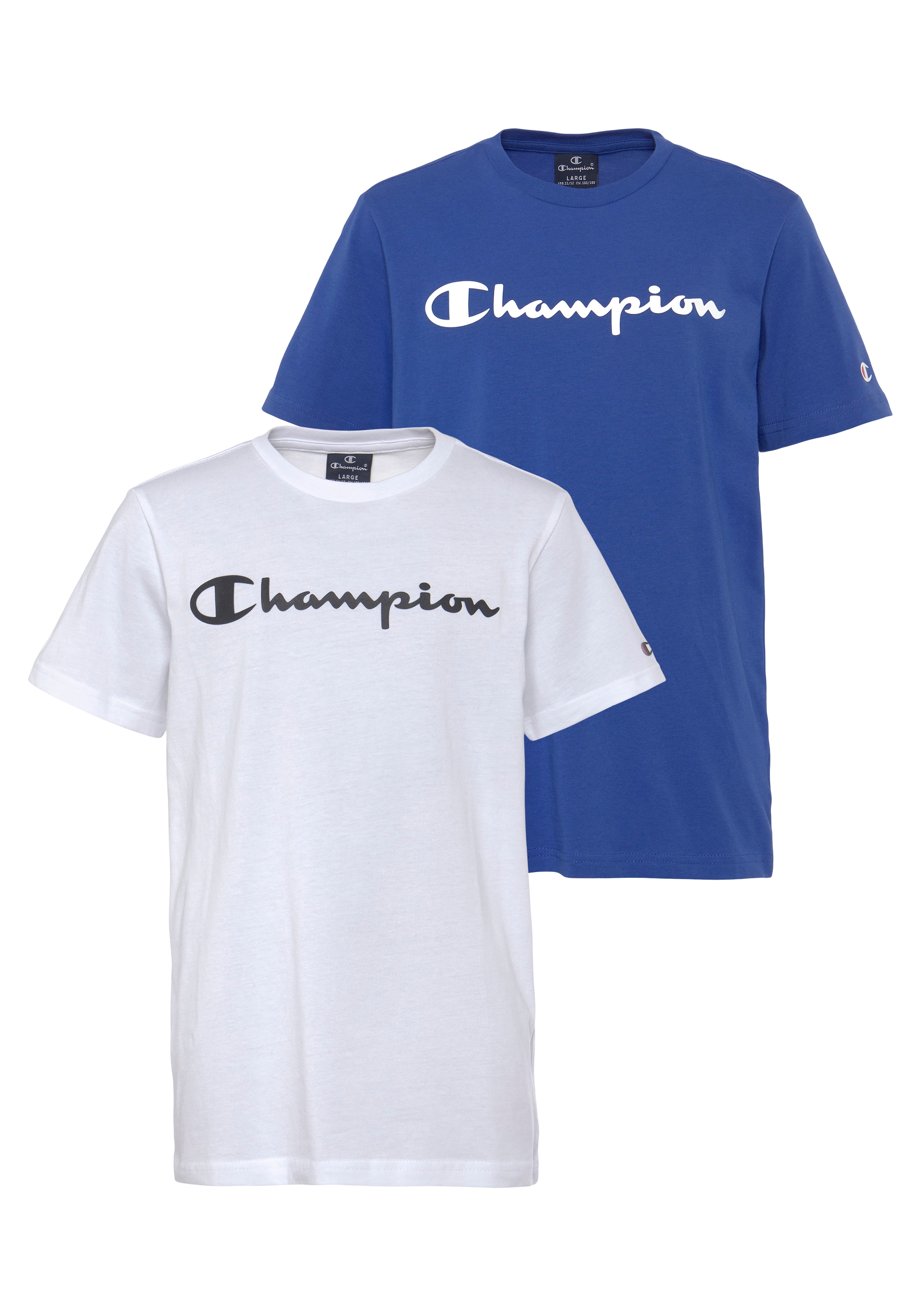 ✵ Champion T-Shirt »2Pack Crewneck T-Shirt - für Kinder« günstig entdecken  | Jelmoli-Versand