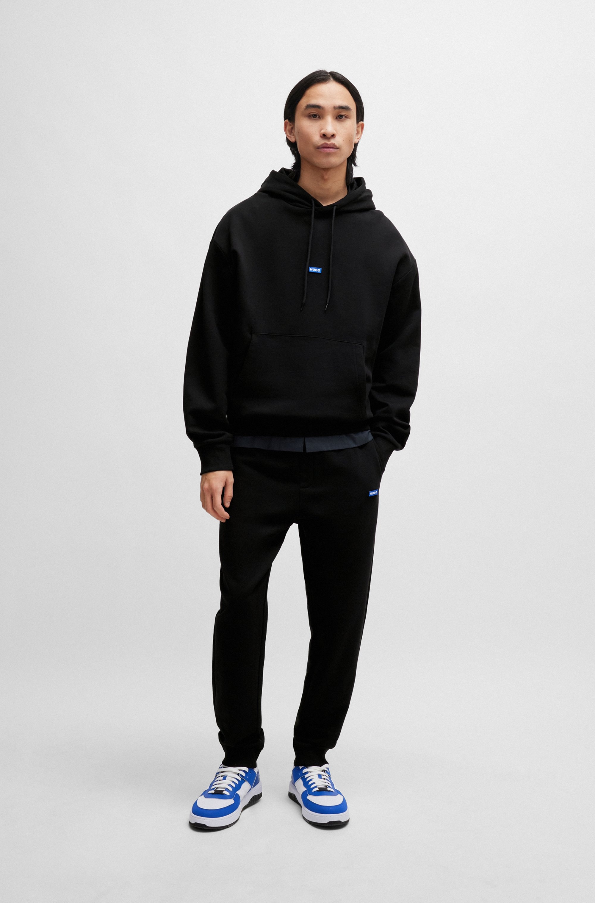 HUGO Blue Kapuzensweatshirt »Tracksuit NalonsoNap«, mit Kängurutasche