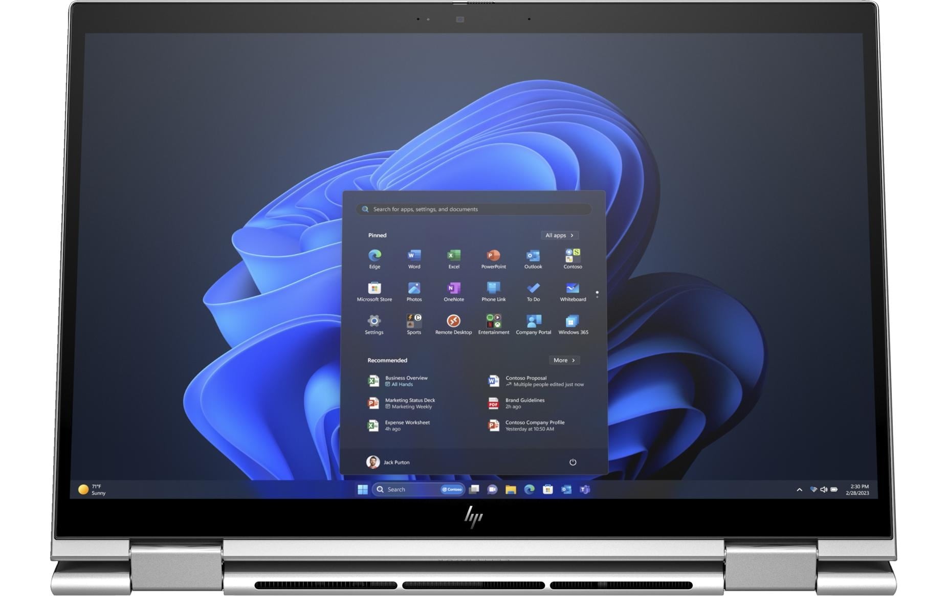 HP Business-Notebook »Elite x360 830 G11 970R4ET SureView Reflect«, 33,64 cm, / 13,3 Zoll, Intel, Core Ultra 7, 512 GB SSD