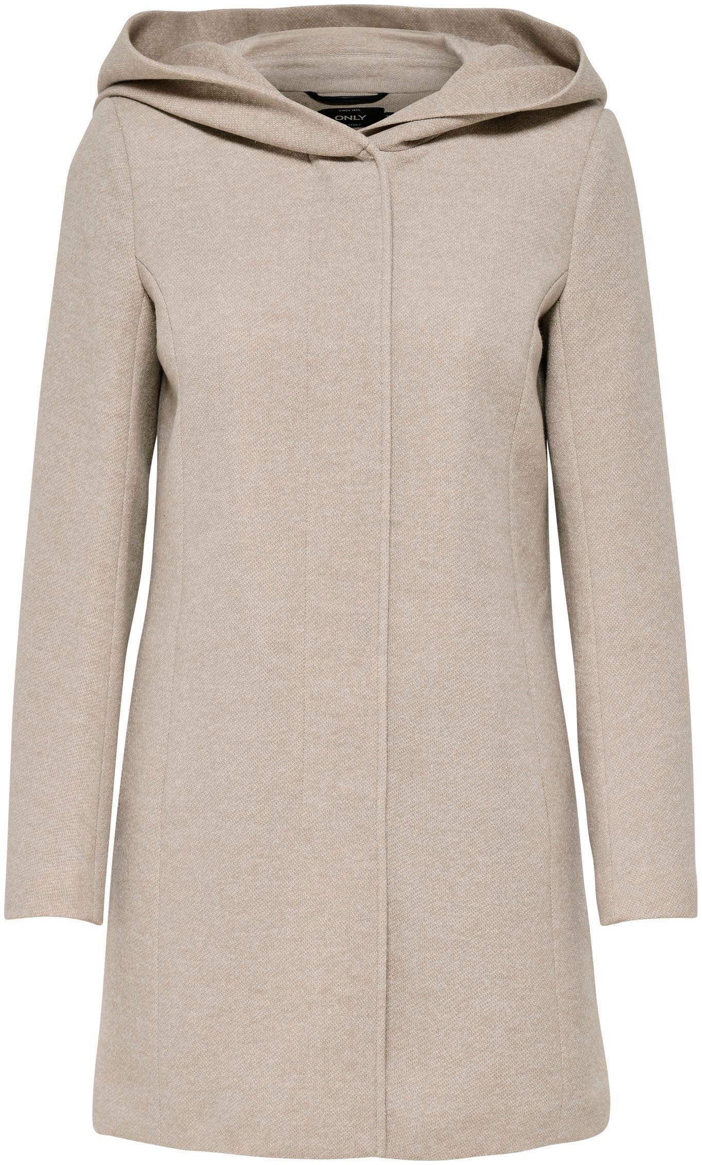 ONLY Langjacke »ONLSEDONA LIGHT COAT OTW NOOS«, mit Kapuze, in melierter Optik