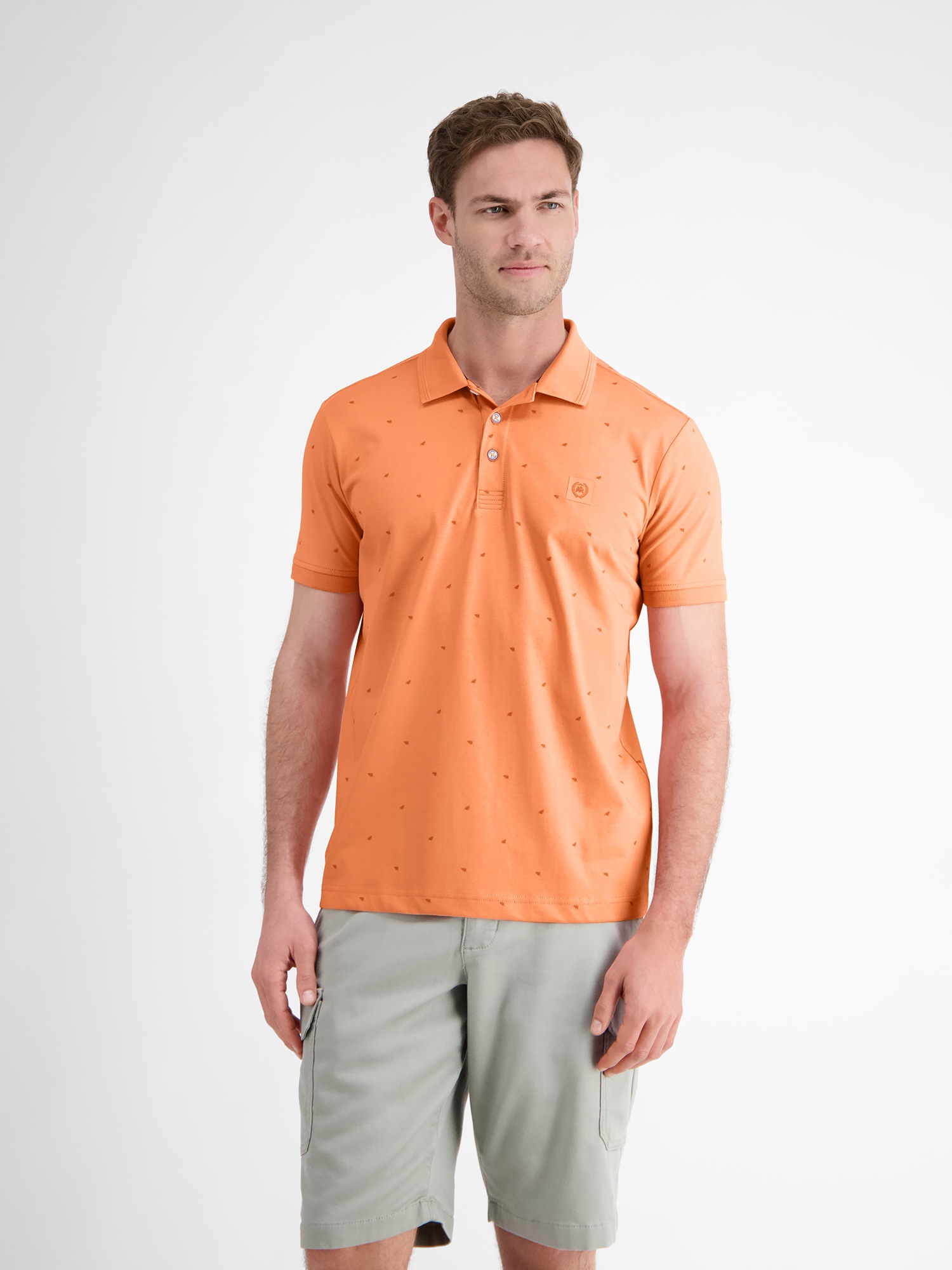 LERROS Poloshirt »LERROS Gemustertes COOL & DRY Poloshirt«