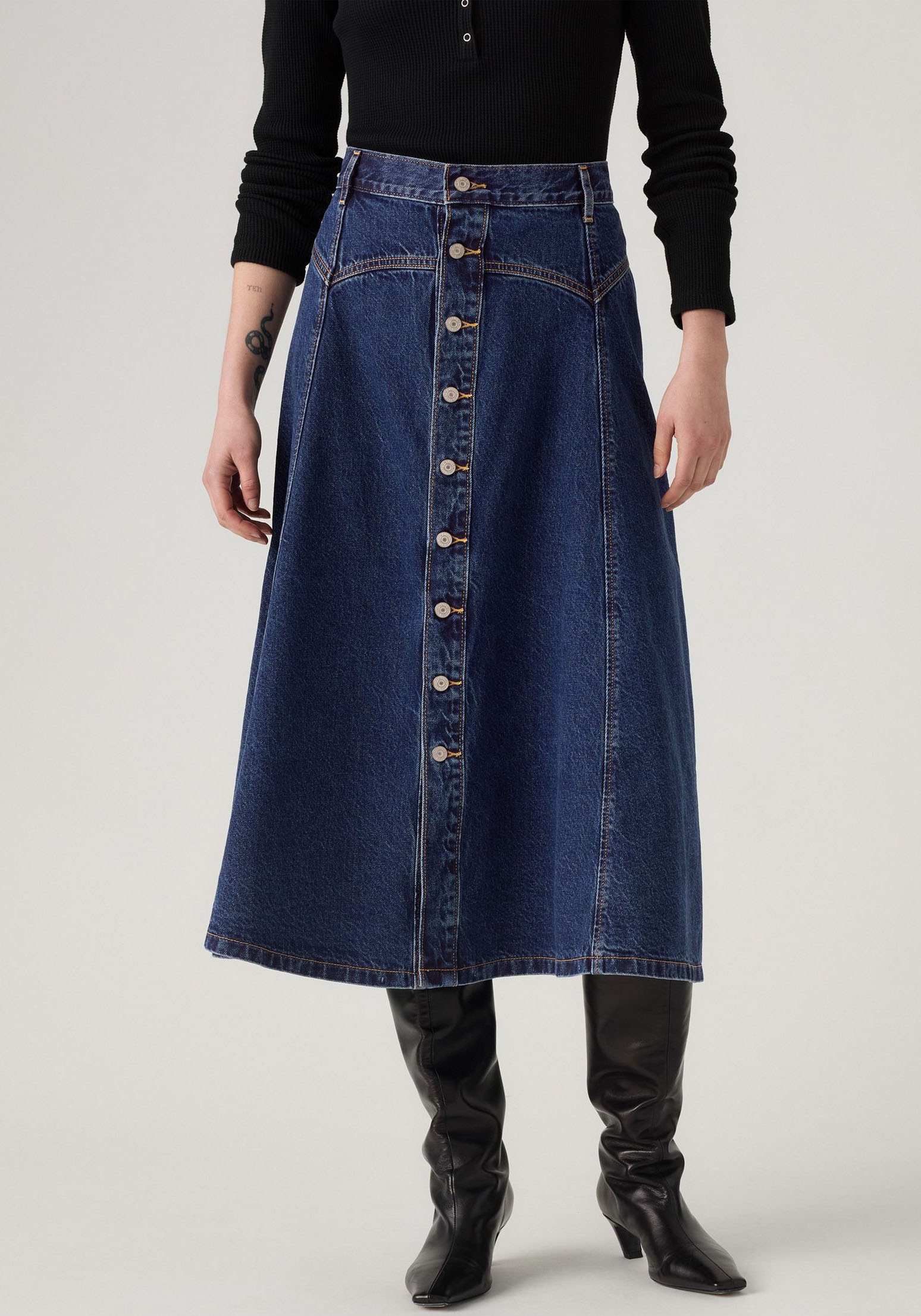 Levi's® Jeansrock »YOKED WESTERN SKIRT«
