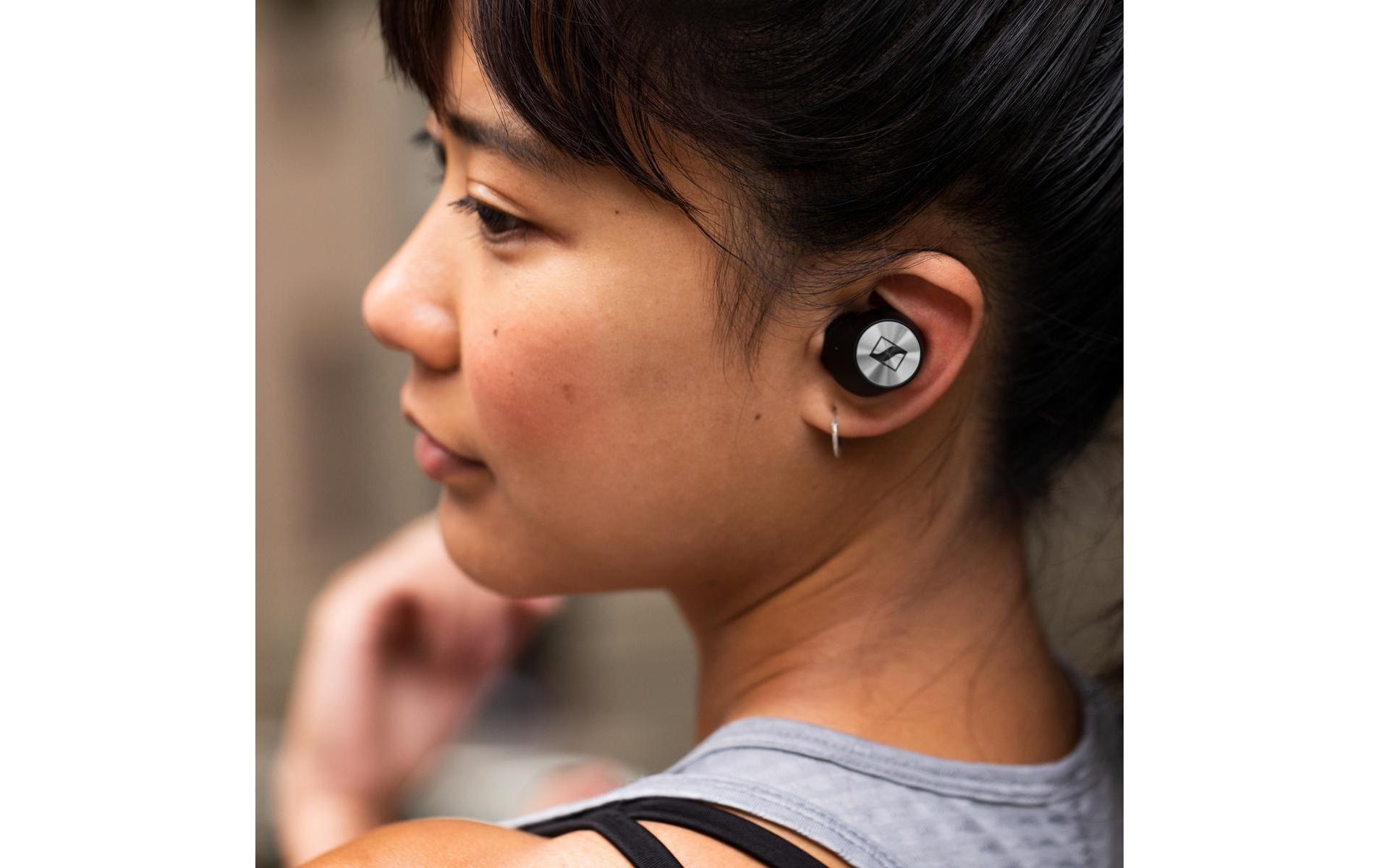 Sennheiser wireless In-Ear-Kopfhörer »Momentum Schwarz;Silberfarben«