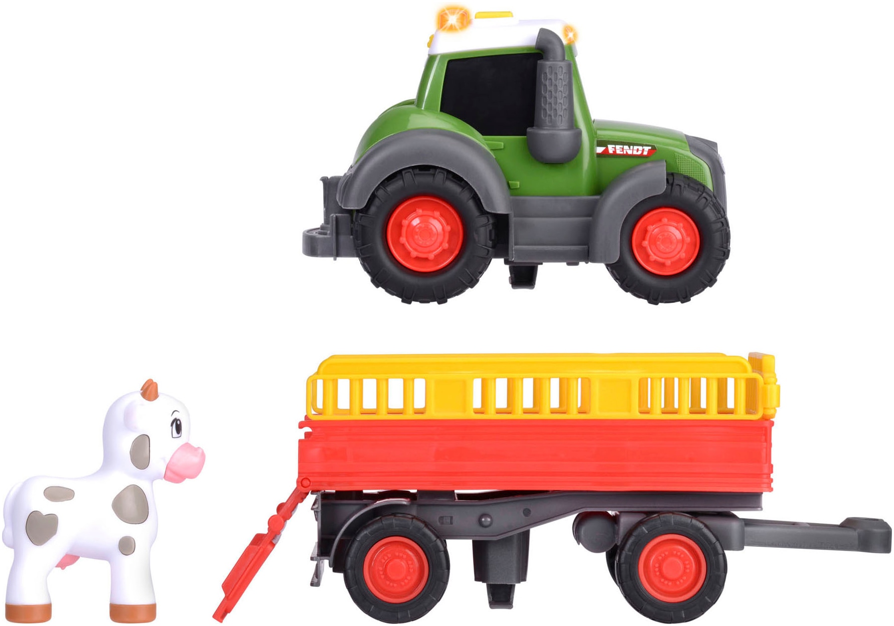 ABC Spielzeug-Traktor »ABC Fendti Animal Trailer«, mit Licht und Sound