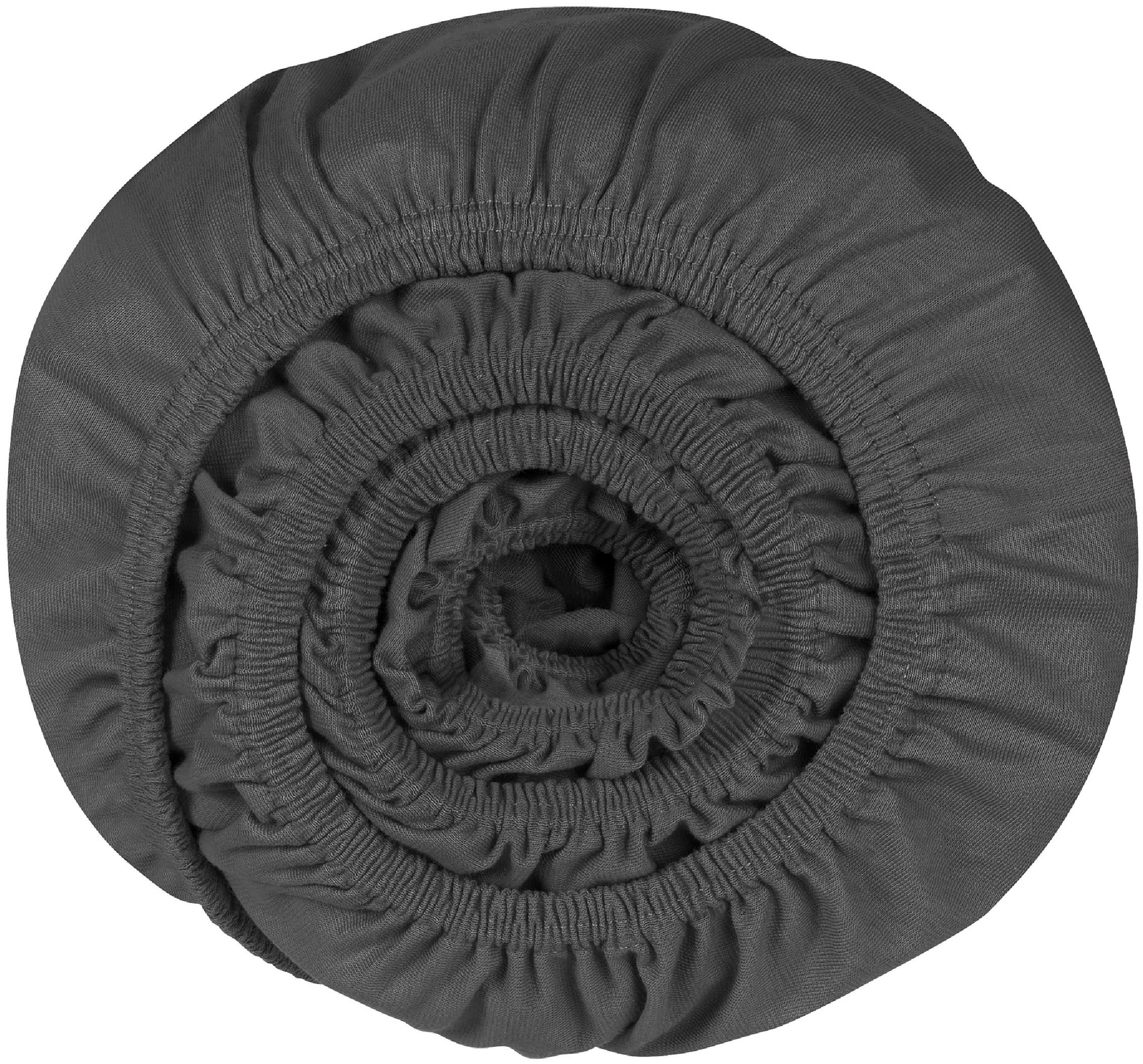 Schiesser Spannbettlaken "Jessi aus 100% Baumwolle" für Matratzen bis zu 22 cm Höhe, OEKO-TEX MADE IN GREEN