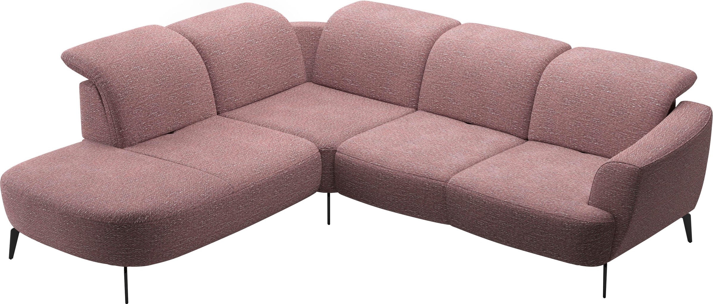 sit&more Ecksofa »Zoe«, ink.Sitztiefenverstellung, wahlweise mit Kopfteilverstellung