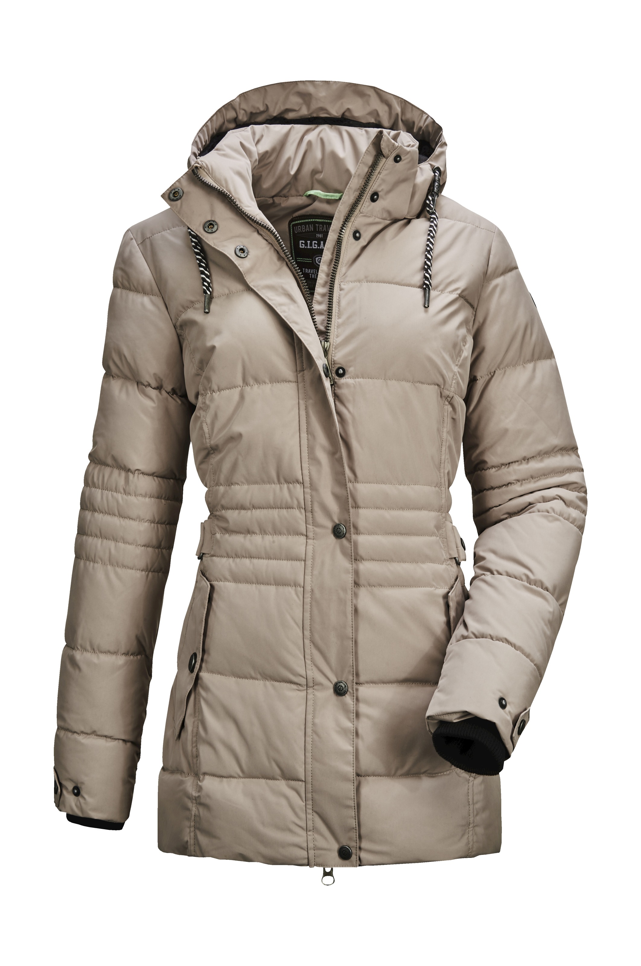 G.I.G.A. DX by killtec Steppjacke »Ventoso WMN Quilted JCKT A« Wind- und wasserabweisende Jacke mit abnehmbarer Kapuze und Taschen
