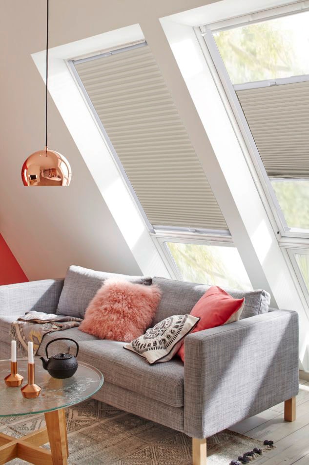 ❤ sunlines Dachfensterplissee »StartUp Style Honeycomb Führungsschienen Shop Lichtschutz, im mit ordern verspannt, Jelmoli-Online TL«