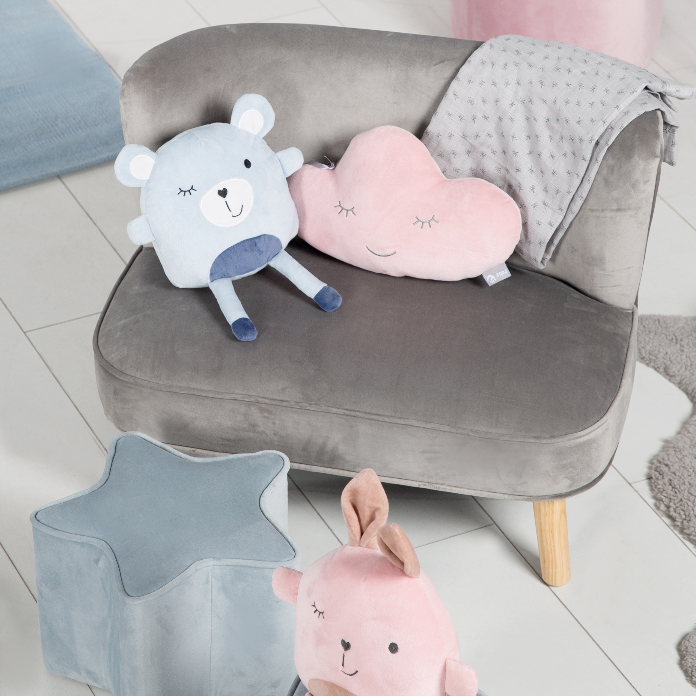 roba® Kindersofa »Lil Sofa«, mit Holzfüssen