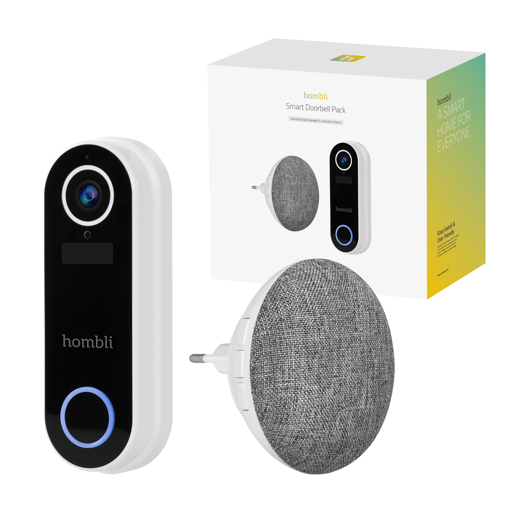 Hombli Smart Home Türklingel »smarte Türklingel 2 + Gong«, Aussenbereich