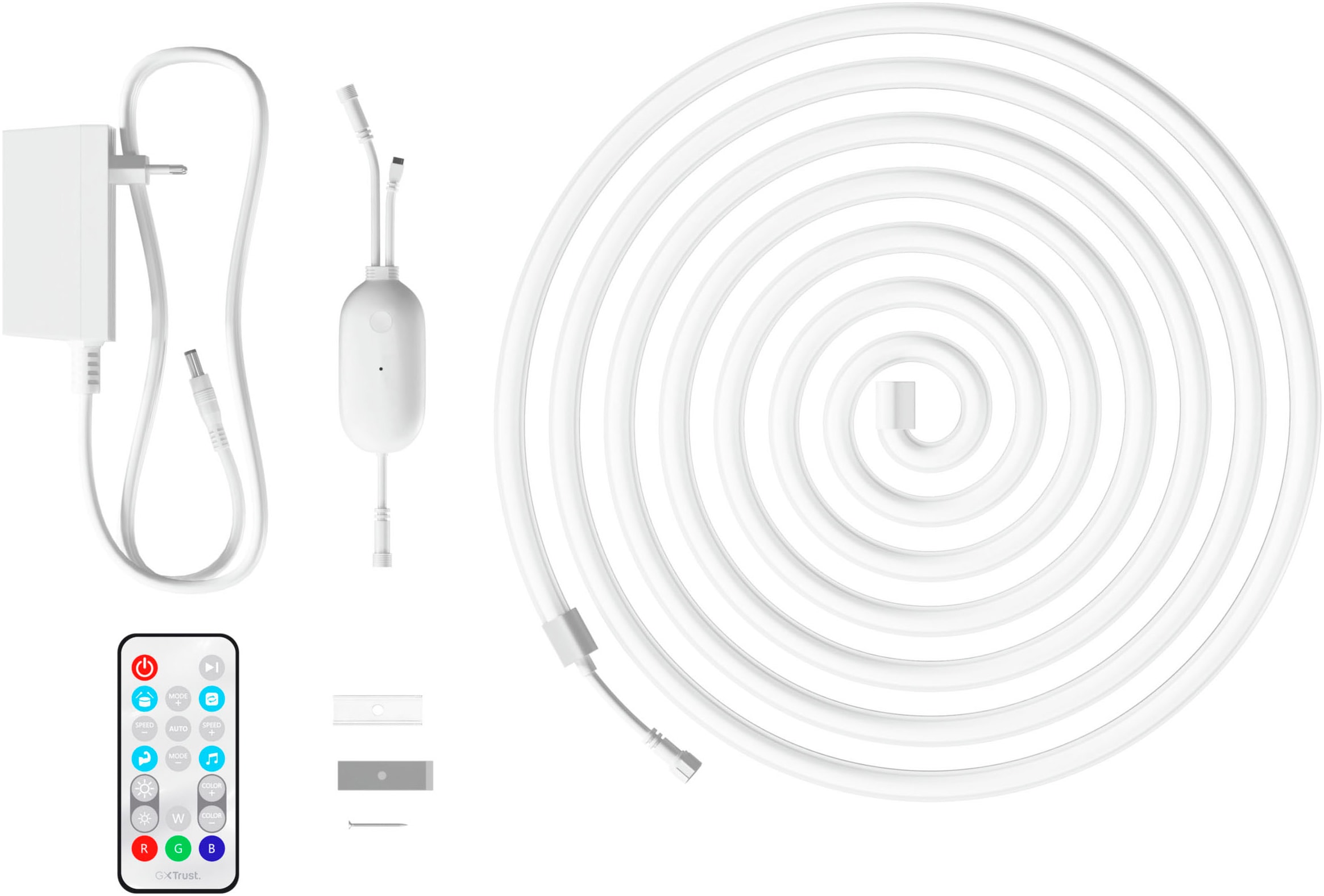 Trust Lichtanlage "GXT 904 Vybz RGBIC 5M LED Neon-Seillicht"