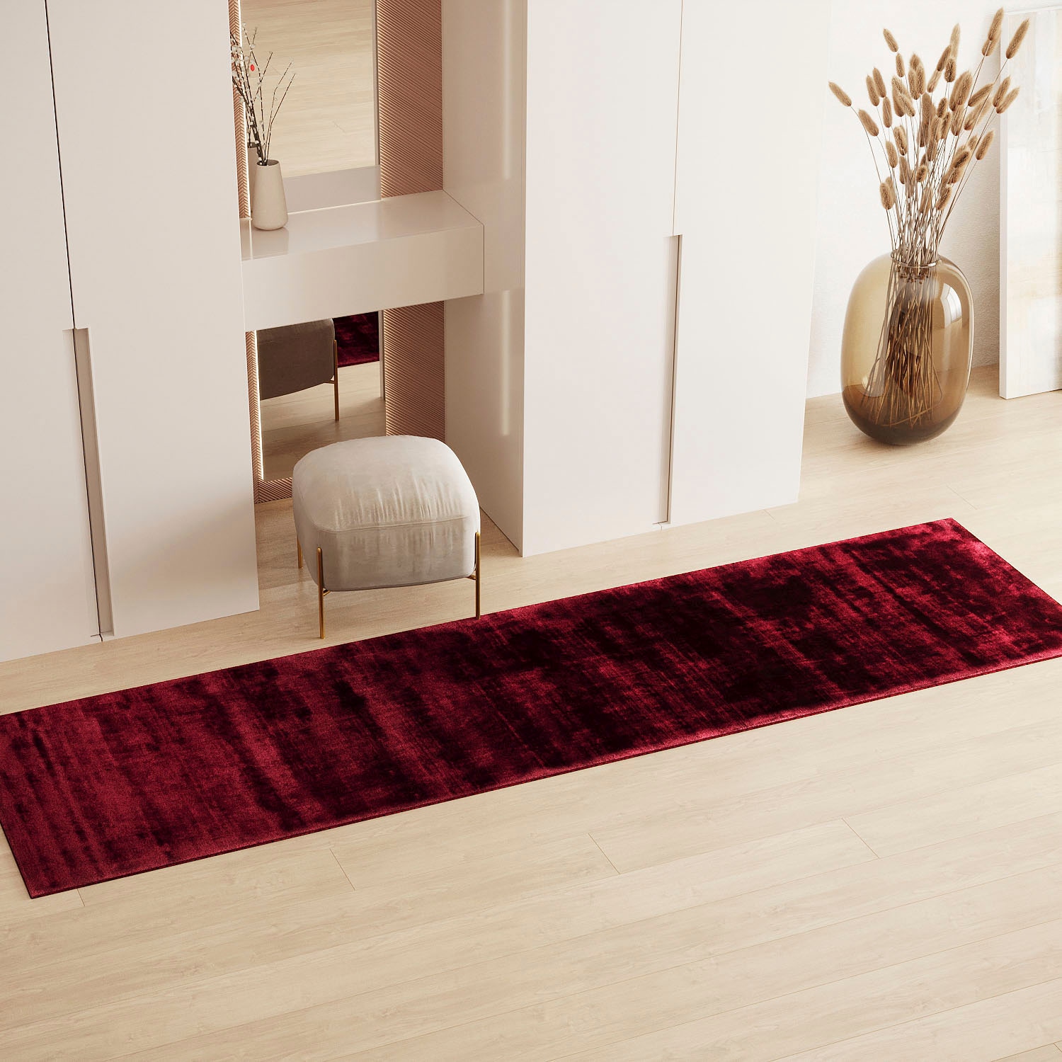 morgenland Läufer »Designer Teppich Chester«, rechteckig, 10 mm Höhe, Viskose
