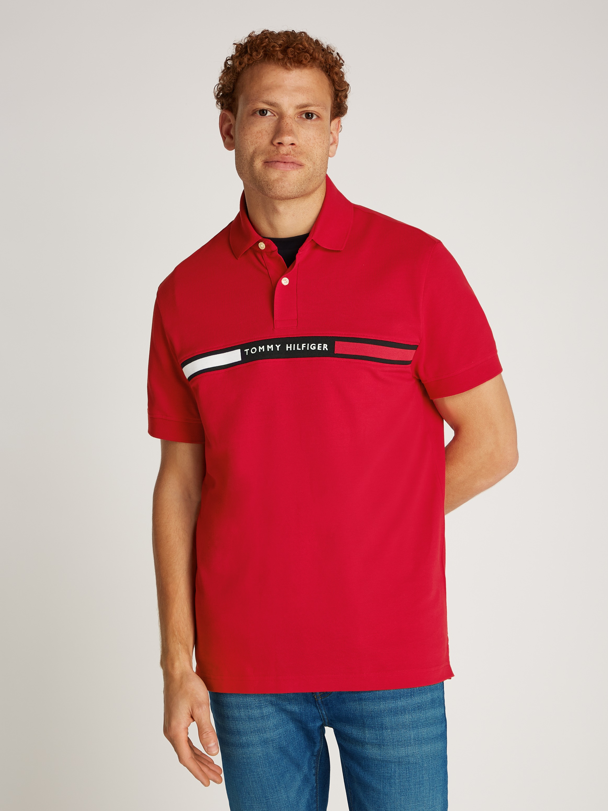Tommy Hilfiger Poloshirt »HILFIGER CHEST INSERT REG POLO«