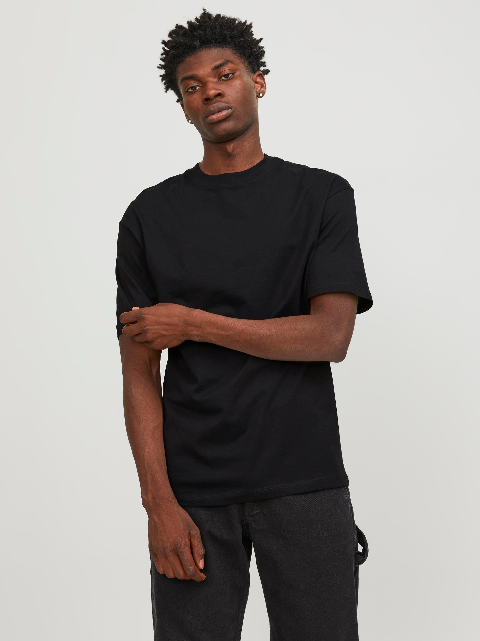 Jack & Jones Tshirt Uomo Oversize Fit JJECHARGE Confezione Da 3 - Foto 4