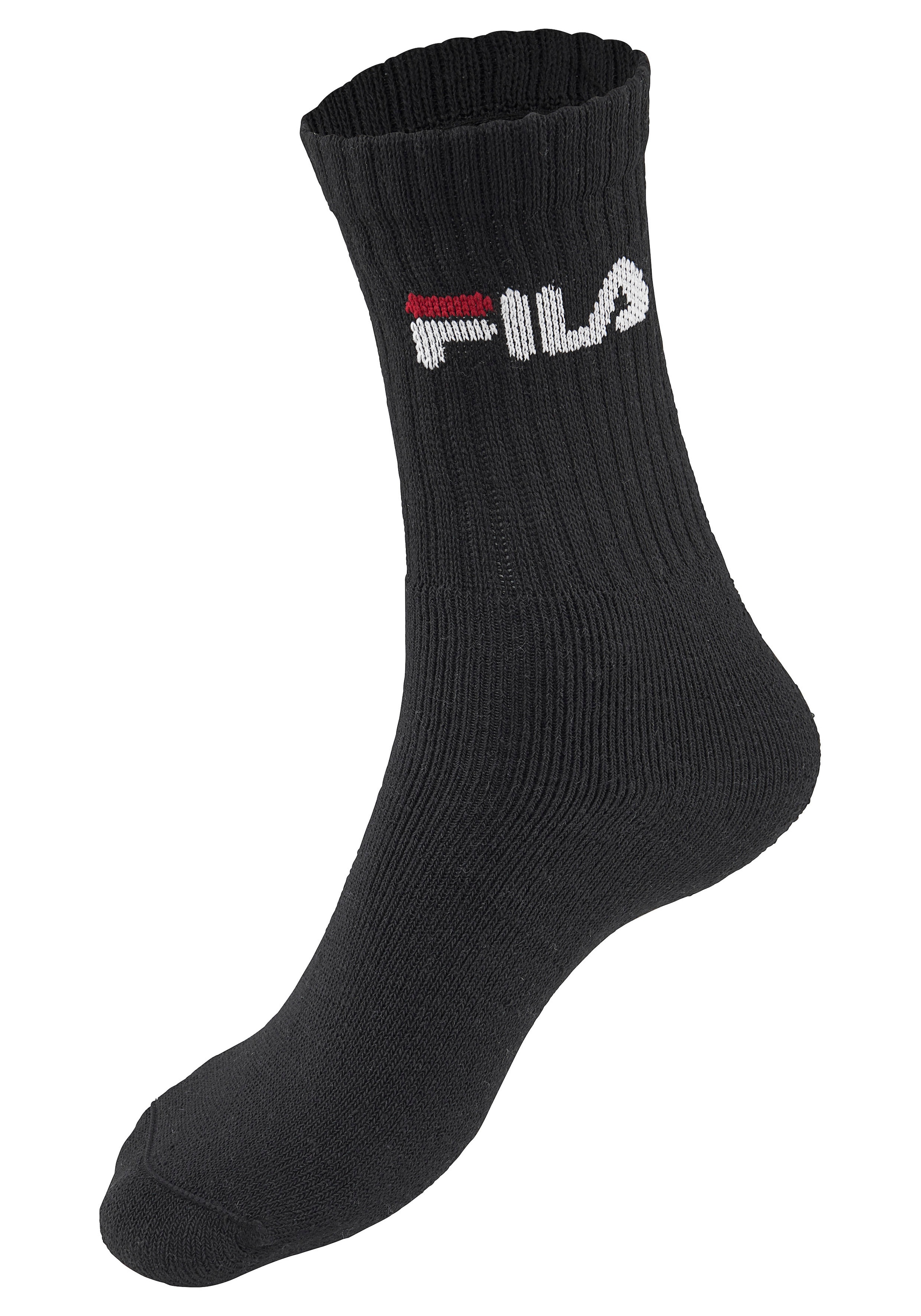 Fila Tennissocken, (6er Pack), mit eingestricktem Logo