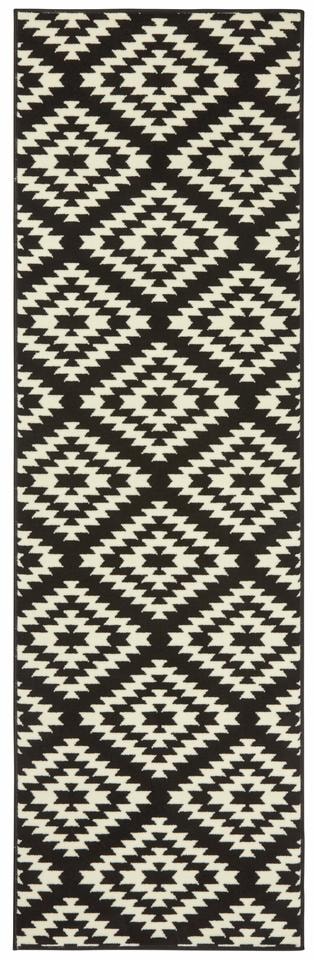 HANSE Home Läufer »Nordic«, rechteckig, 9 mm Höhe, Kurzflor, Raute, Teppich, Weich, Esszimmer, Kinderzimmer, Flur, Modern