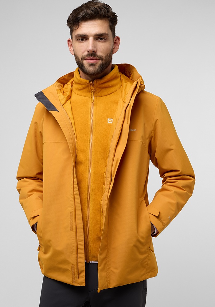 Jack Wolfskin 3-in-1-Funktionsjacke »ALTENBERG 3IN1 JKT M«, mit Kapuze