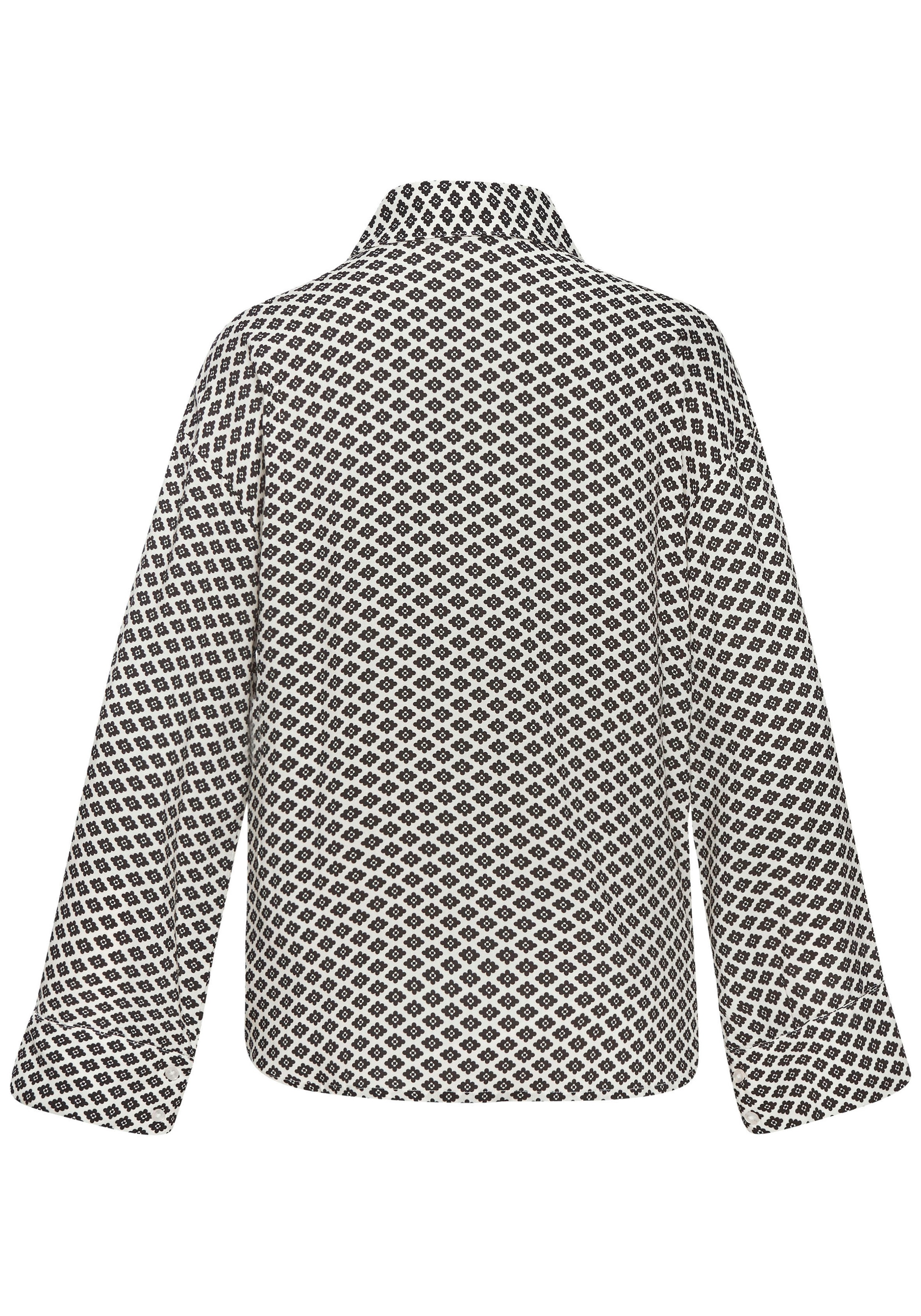 LASCANA Pyjamaoberteil, Mit edlem Allover-Druck