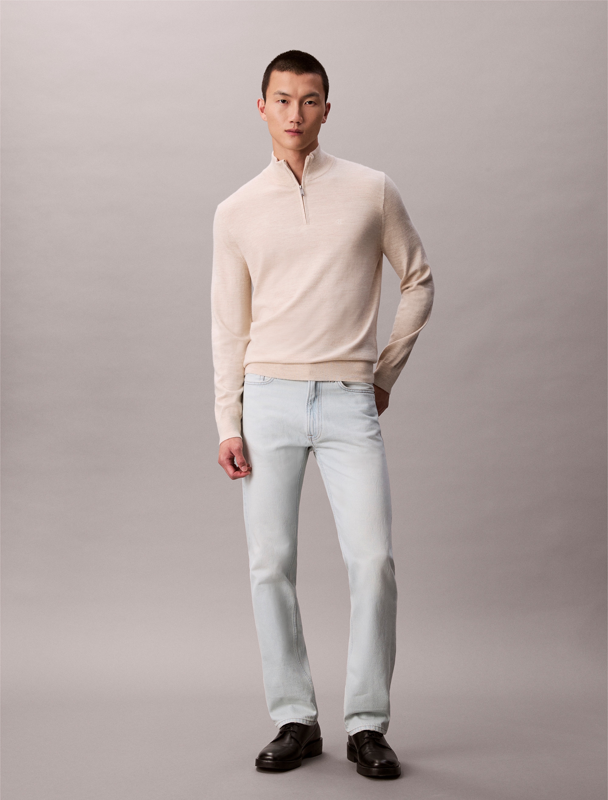 Calvin Klein Jeans Straight-Jeans »STNDRD STRGHT JEAN« Mit Gürtelschlaufen