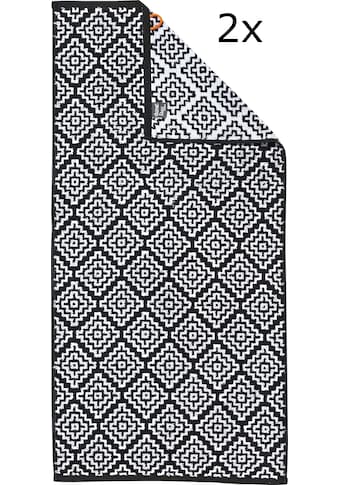 Handtuch Set »Daily Shapes Boho«, (Set, 2 St., 2 Handtücher (50x100 cm)