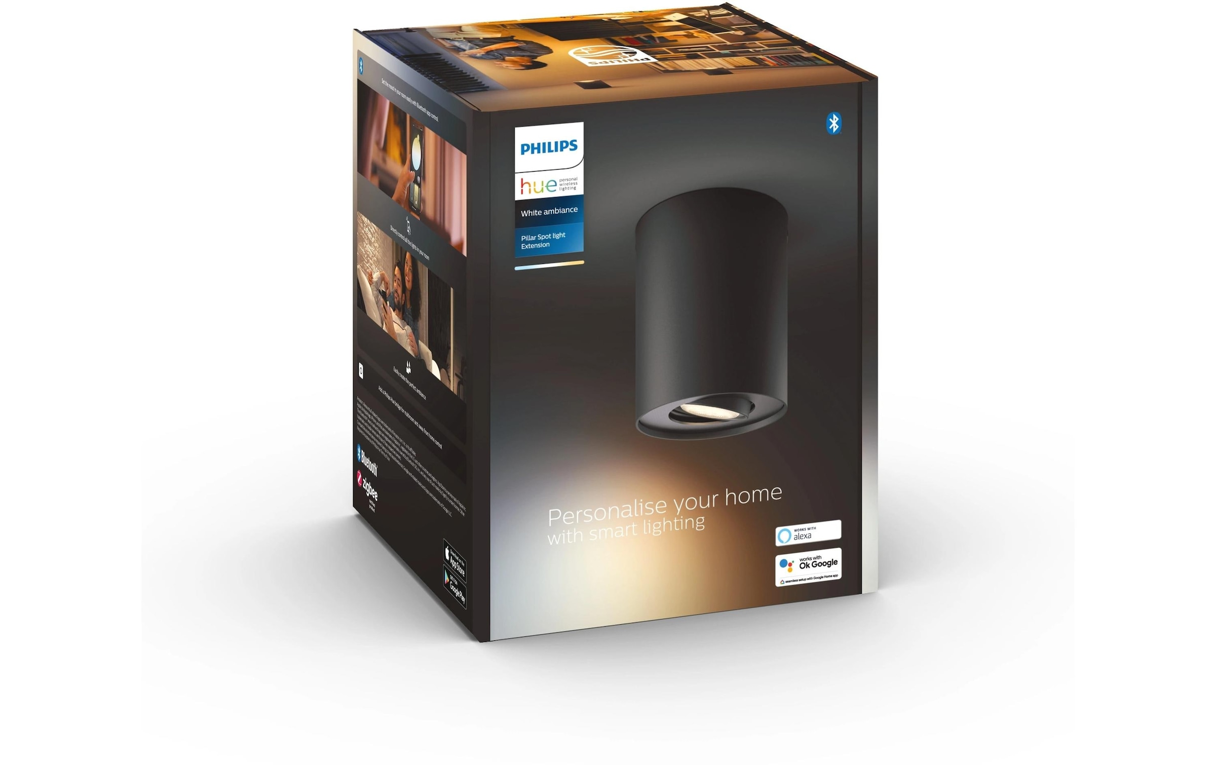 Philips Hue LED Deckenleuchte »Pillar erw. GU10«