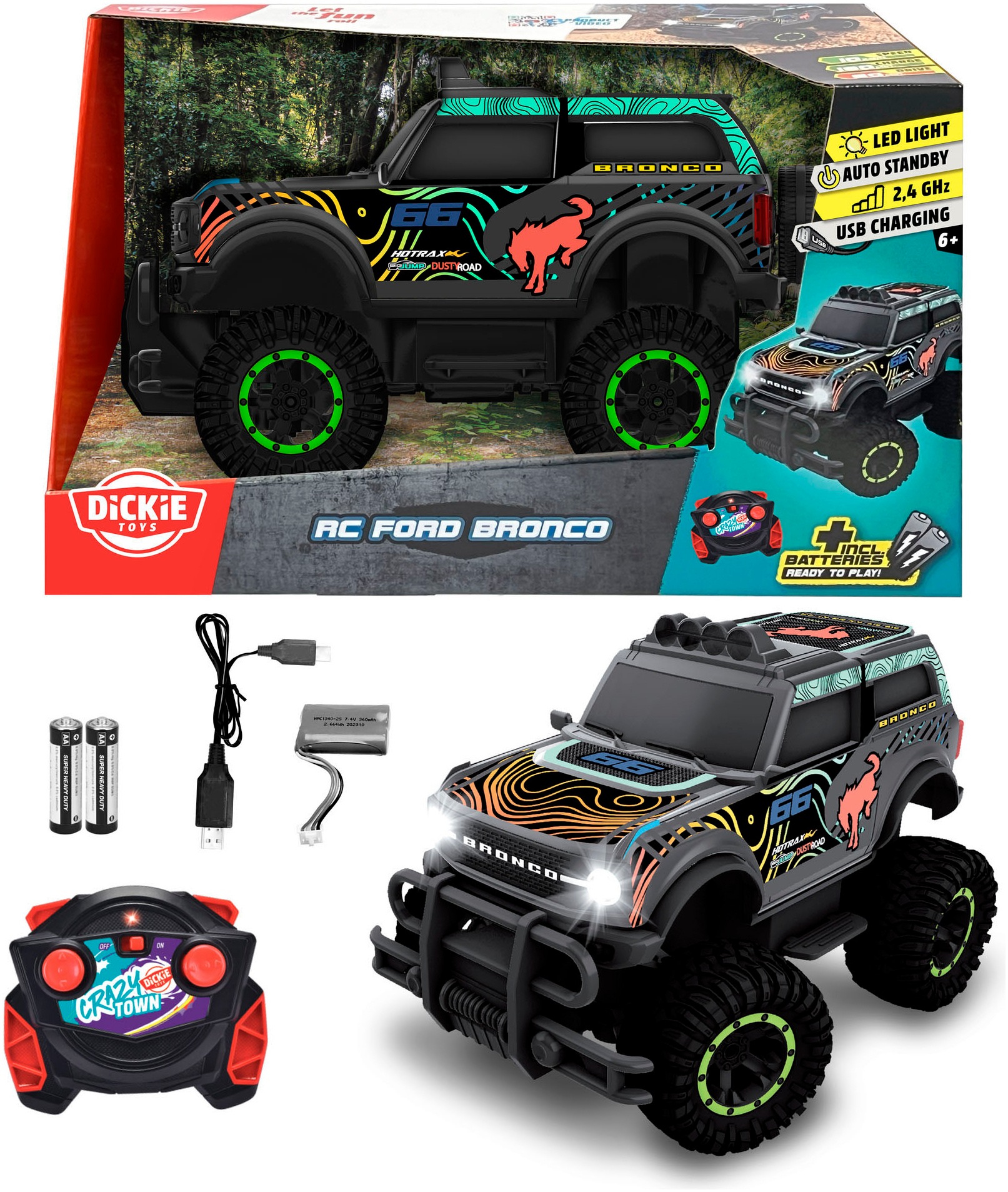 Dickie Toys RC-Auto "RC Ford Bronco,RTR"